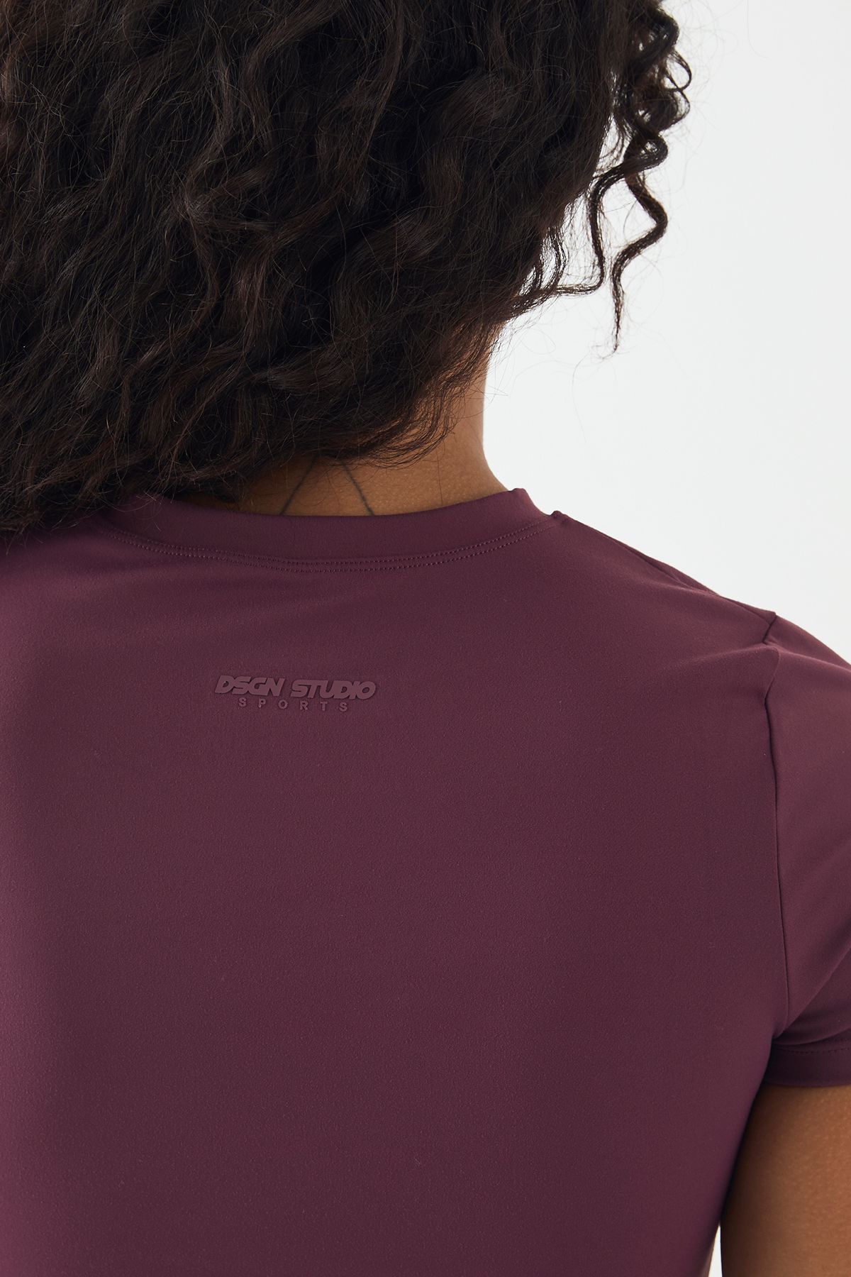 DSGN Studio DSGN Studio Sports Ultra Sculpt Short Sleeve Top Plum image 4