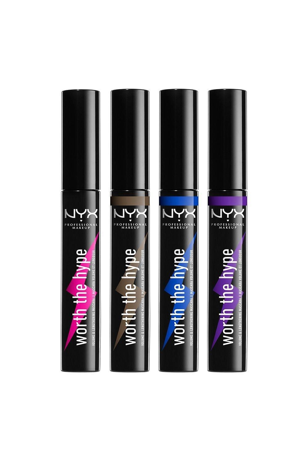 NYX Professional Makeup Worth the Hype Volumizing & Lengthening Mascara Black image 10