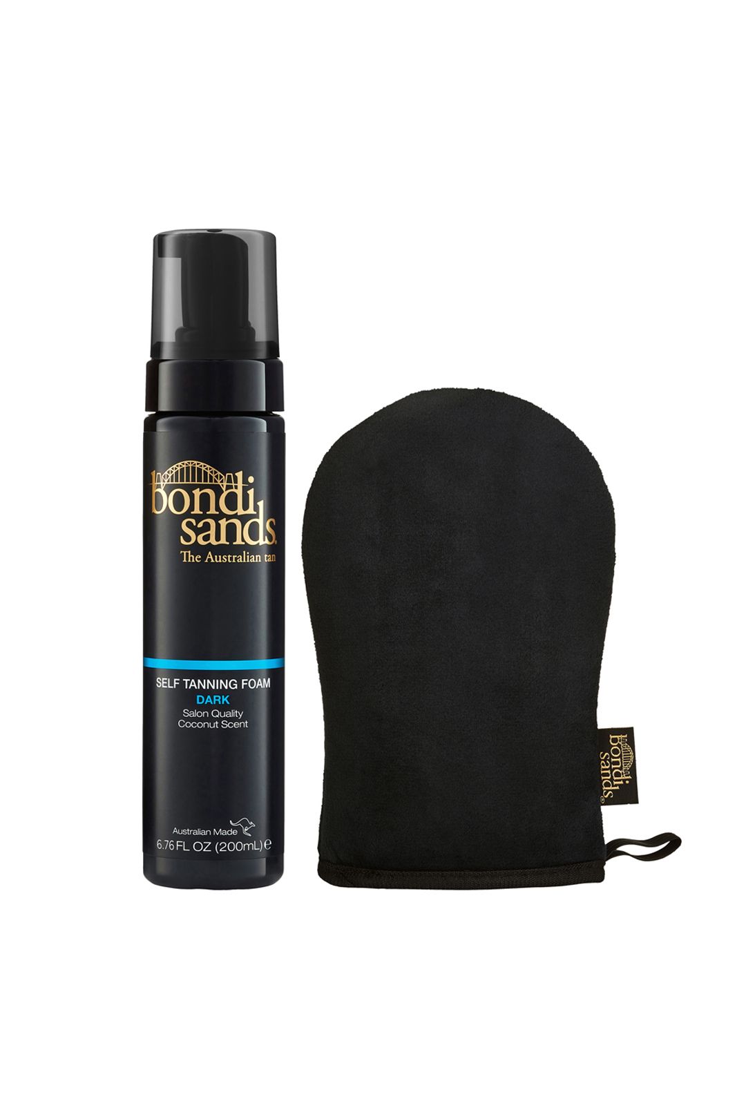 Bondi Sands Self Tanning Foam & Application Mitt Set Dark image 1