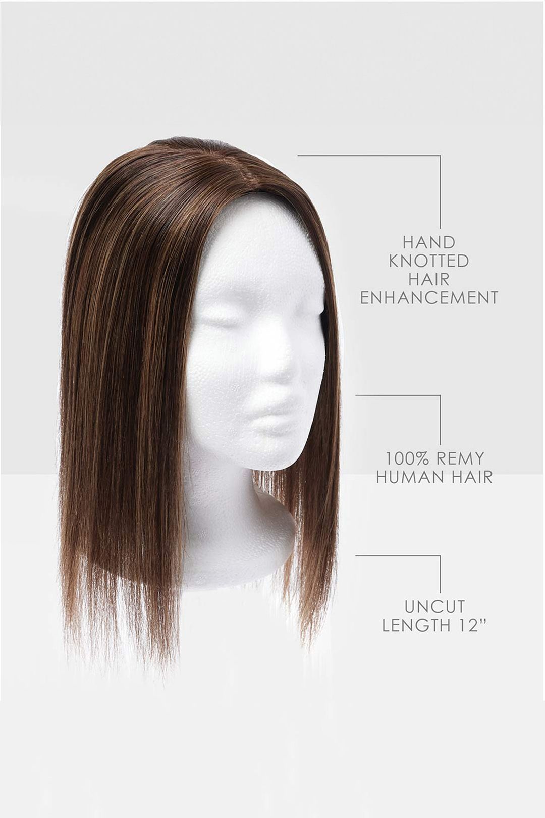 Beauty Works Beauty Works custom clip-in Fringe Topper 55g Dubai image 3