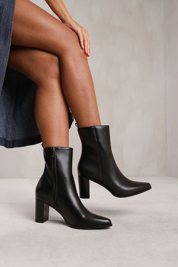 Where's That From 'Artic' Block Heel Ankle Boot