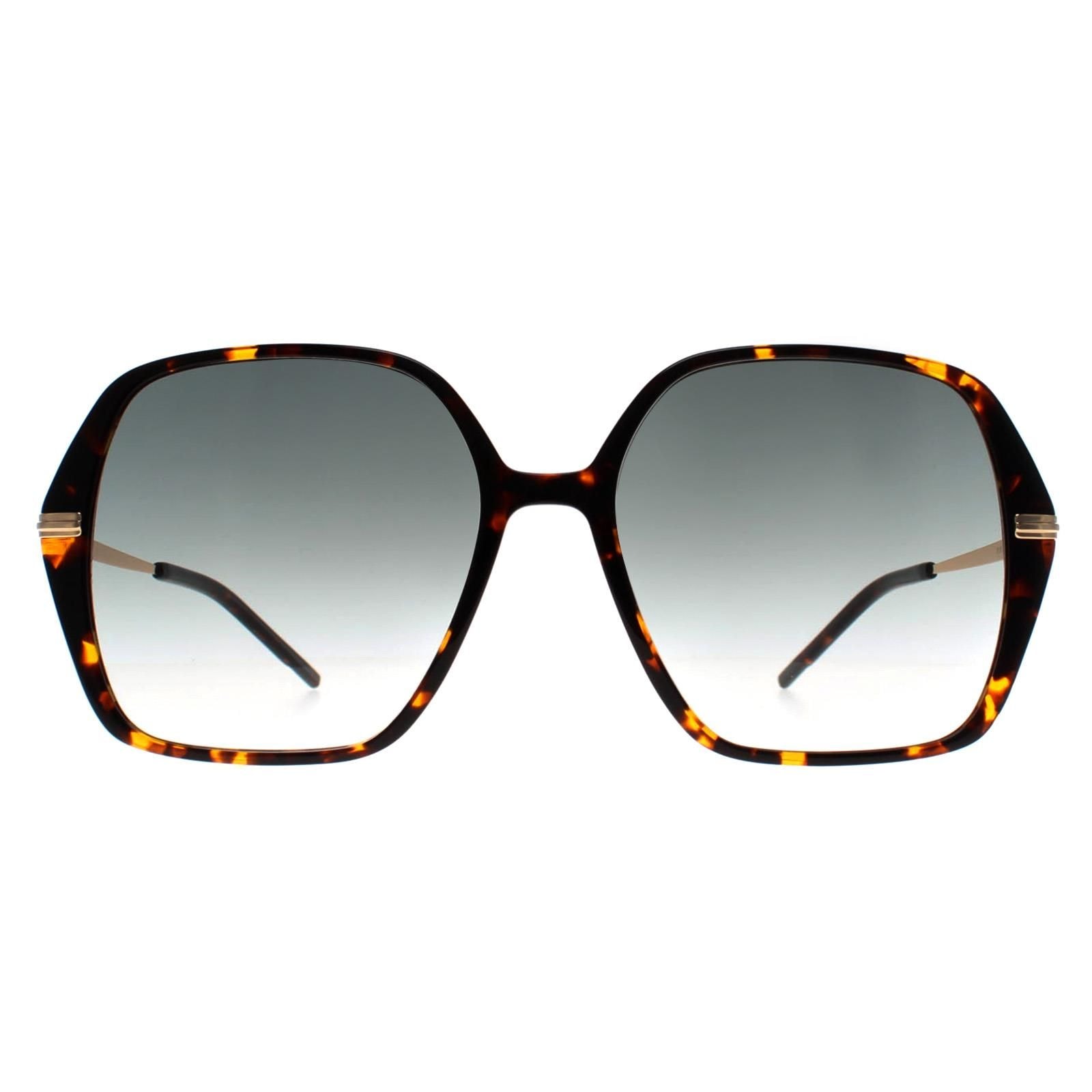 Hugo Boss Square Havana Gold Grey Gradient BOSS 1660/S image 1