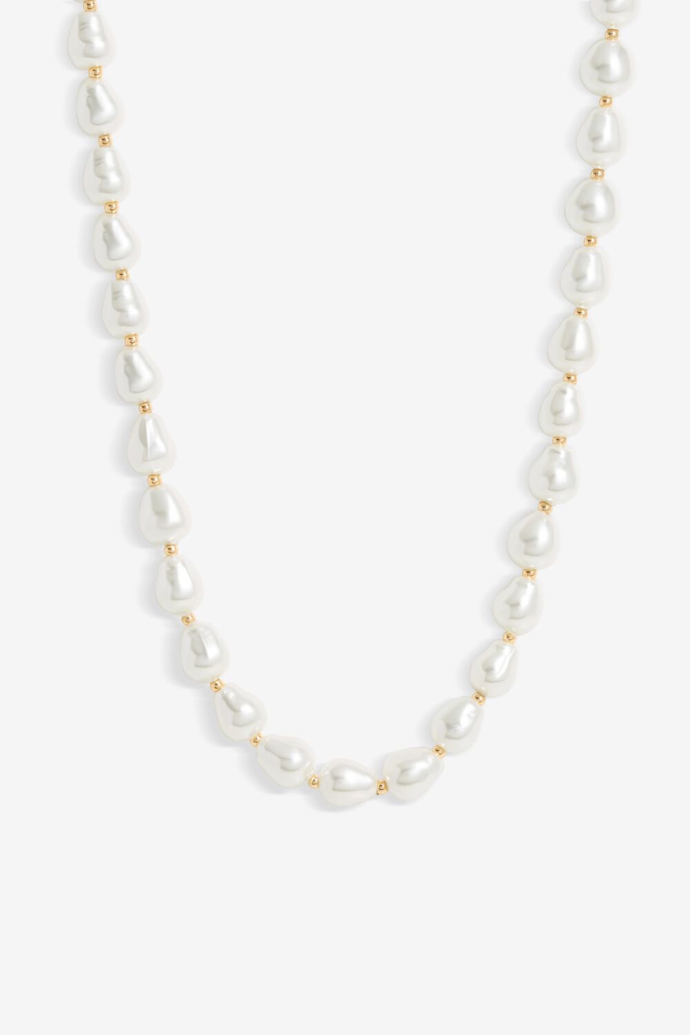 Jon Richard Semi Precious Pearl And Gold Bead Necklace image 1