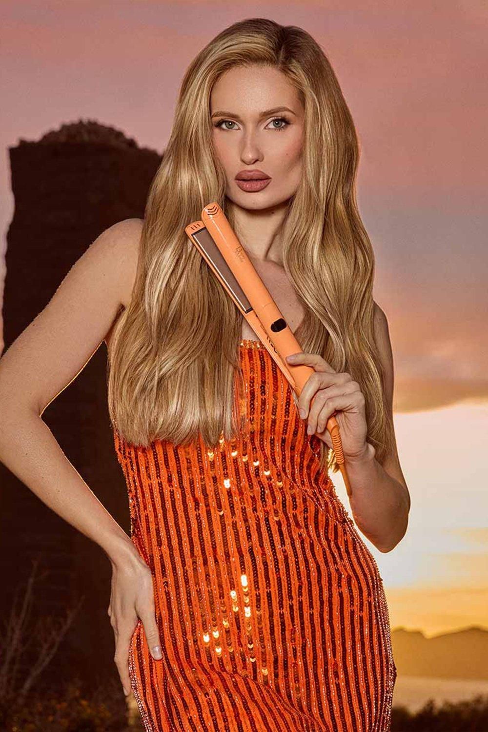 Beauty Works The Solar Orange Straightener  Limited Edition Solar Orange image 3