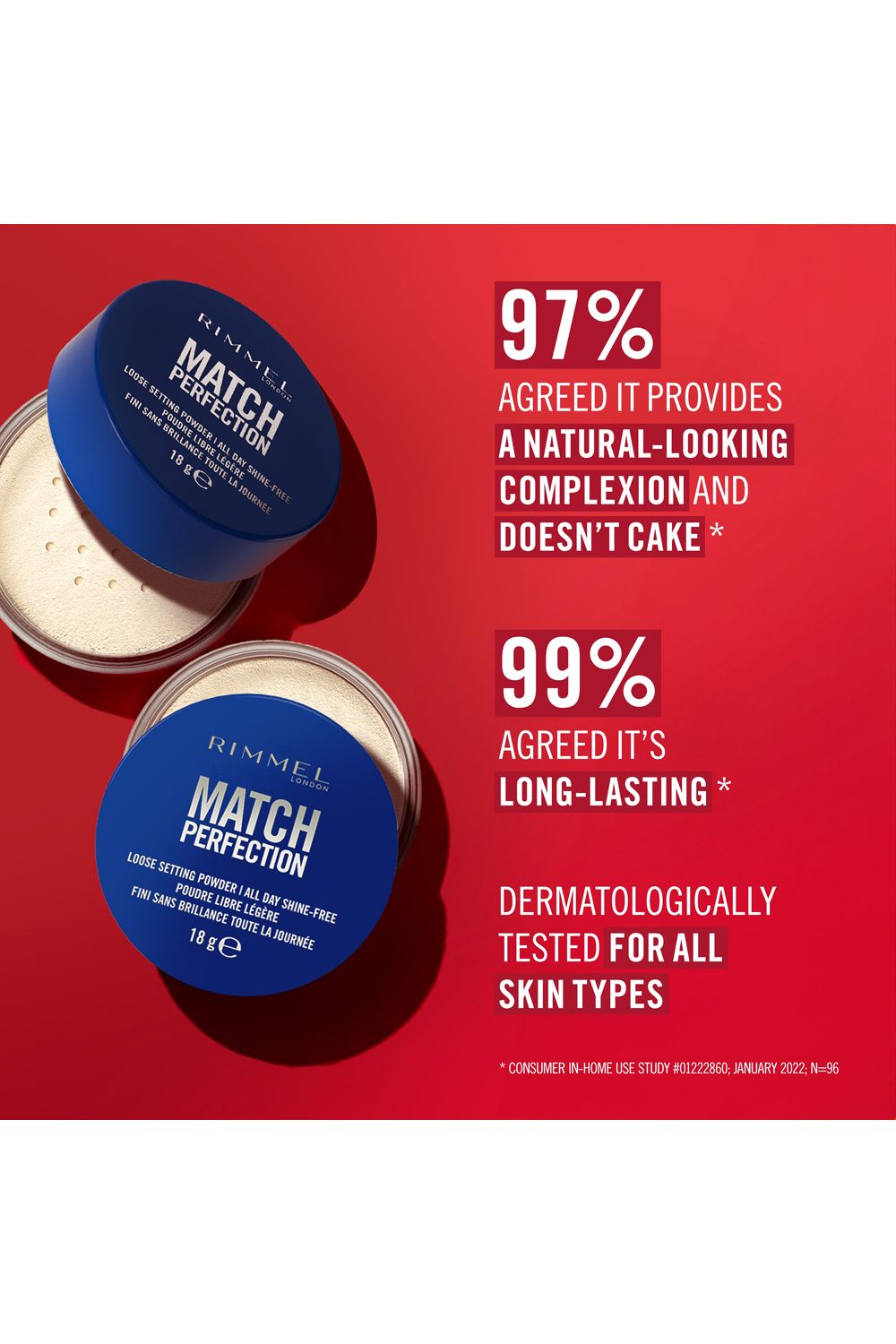 Rimmel London Match P Loose Setting Powder 18g Translucent image 6