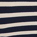DSGN Studio DSGN Studio Stripe Button Detail Short Sleeve Top Navy image 5