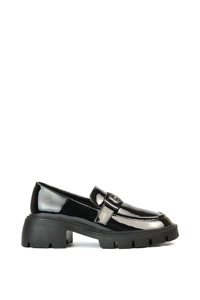 XY London 'Adelaide' Chunky Platform Block Heel Loafers