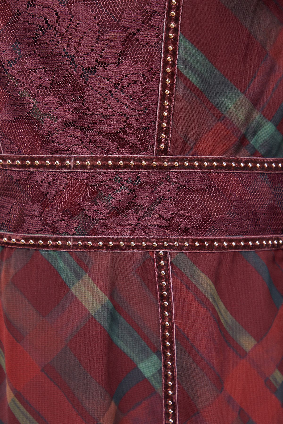 Oasis Velvet Stud Trim Mini Dress Multi image 5