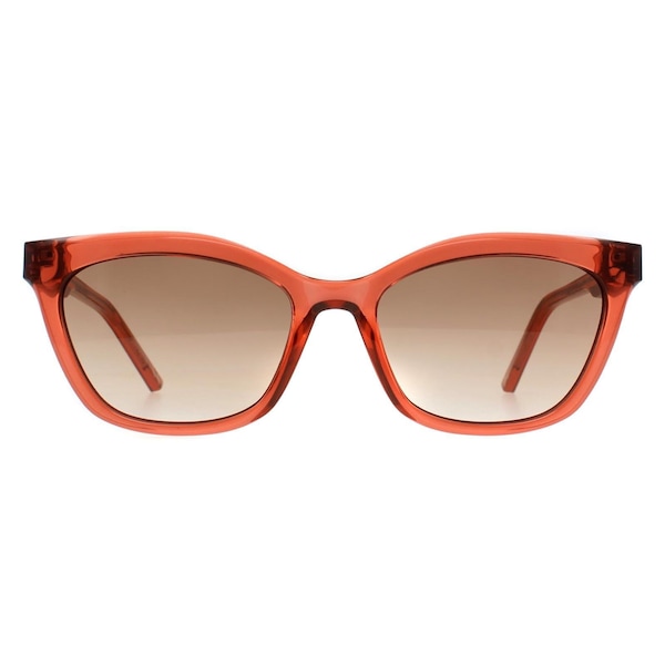 Ted Baker Cat Eye Transparent Candy Cane Red Brown Grey Gradient TB1639 Tanner