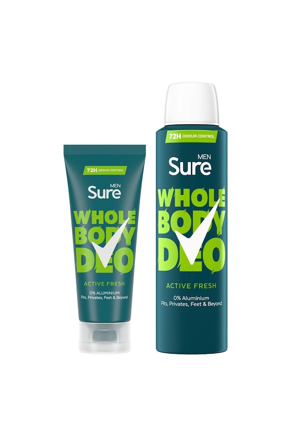 Sure Whole Body Active Fresh Bundle Spray and Cream for Men