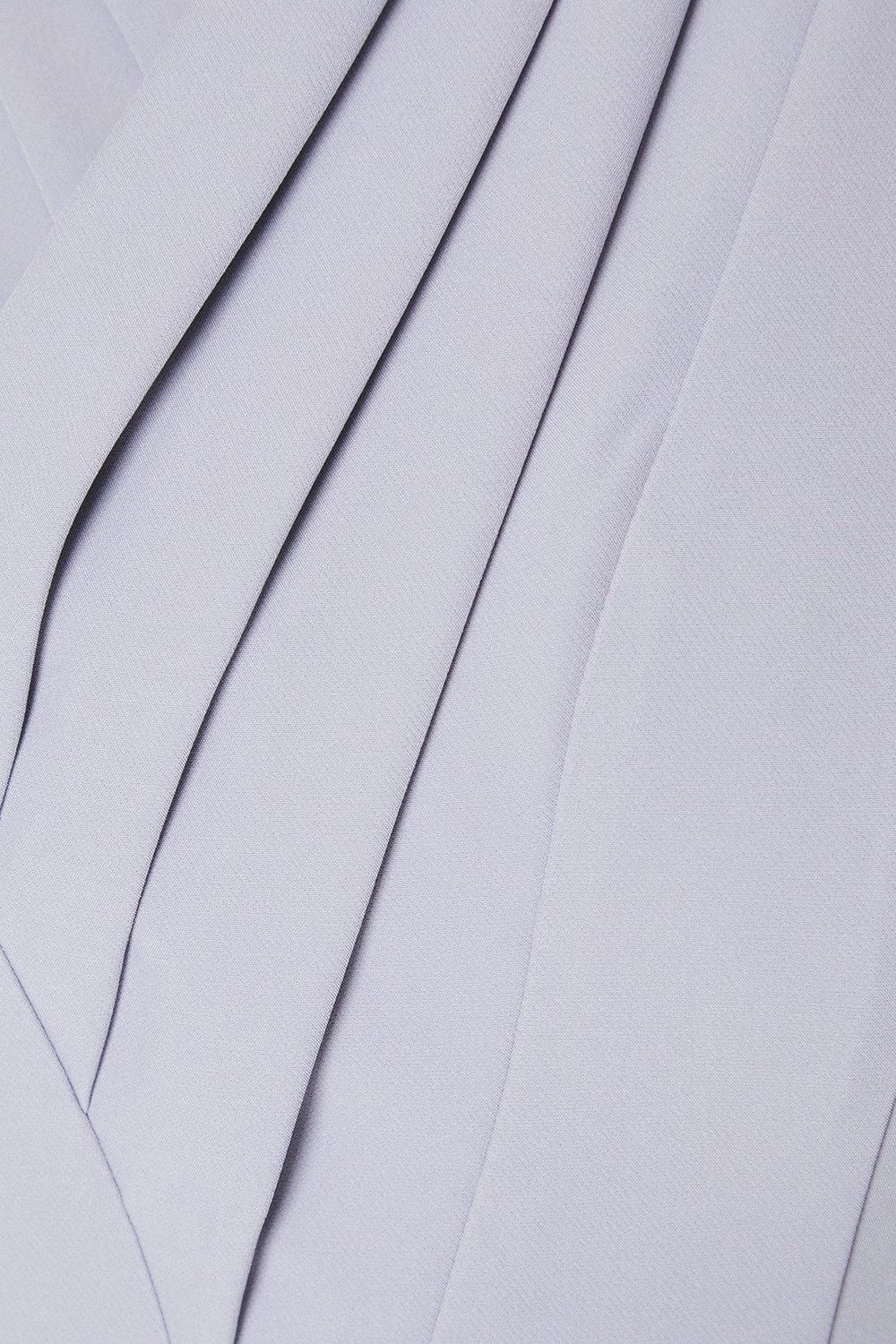 Coast Crepe Pleat Collar Full Skirt Midi Dress Blue image 5