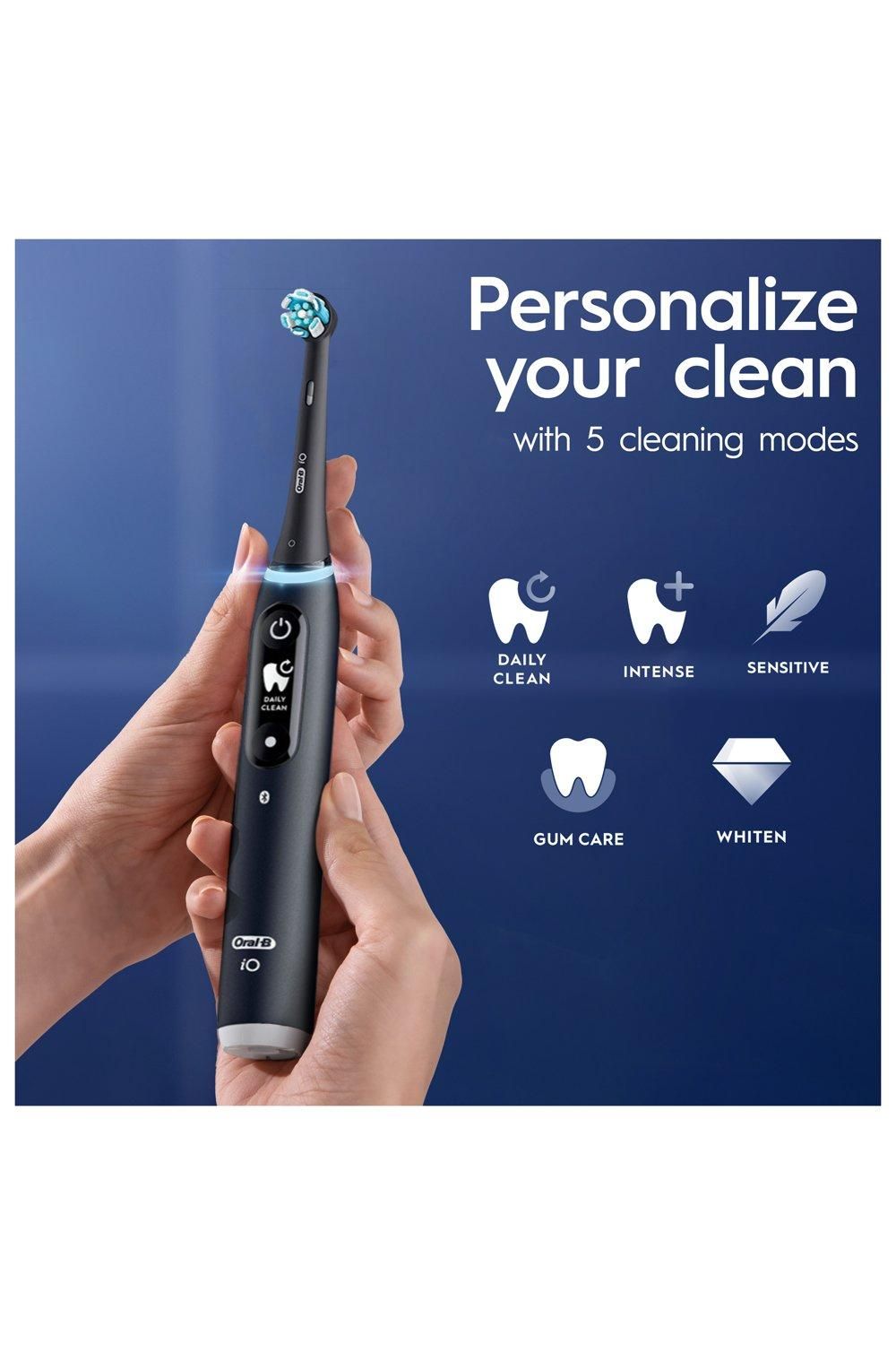 Oral B iO - 6 - Black Lava Electric Toothbrush Black image 5