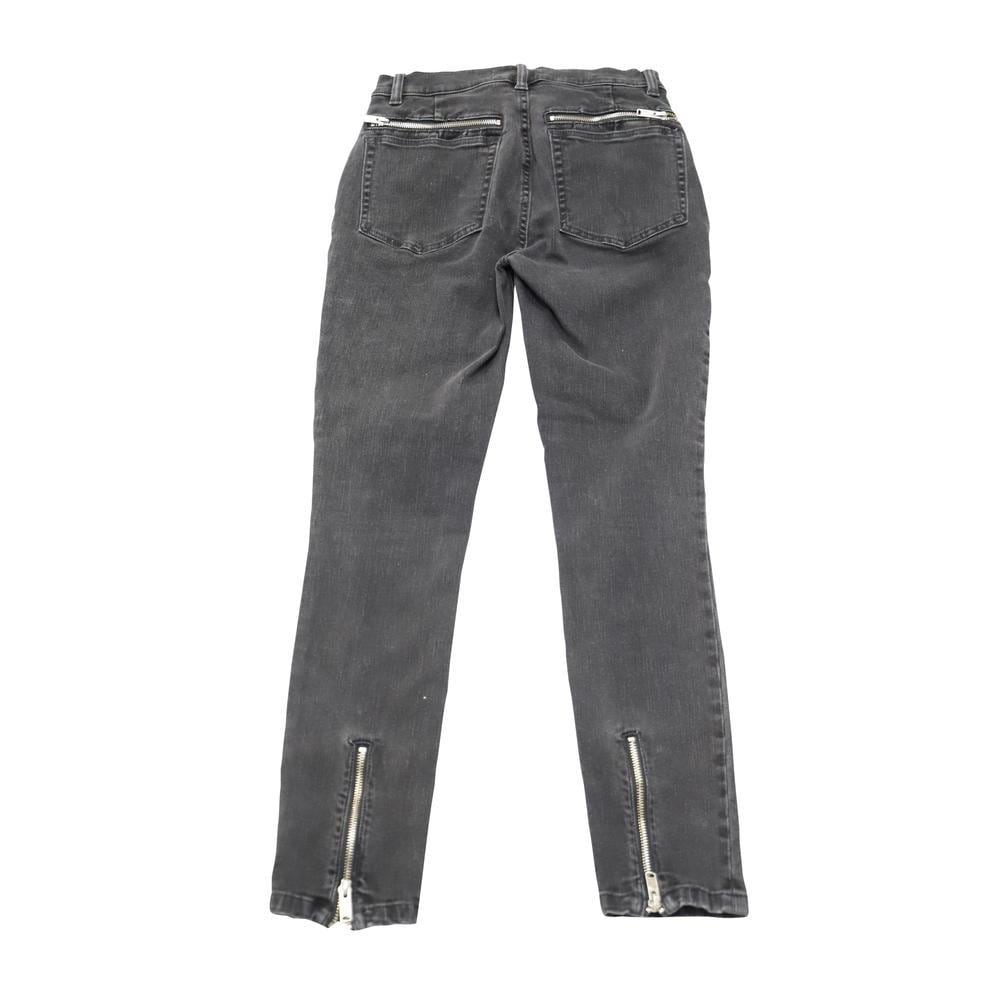 Marc Jacobs Preloved Metal Zipper Skinny Jeans