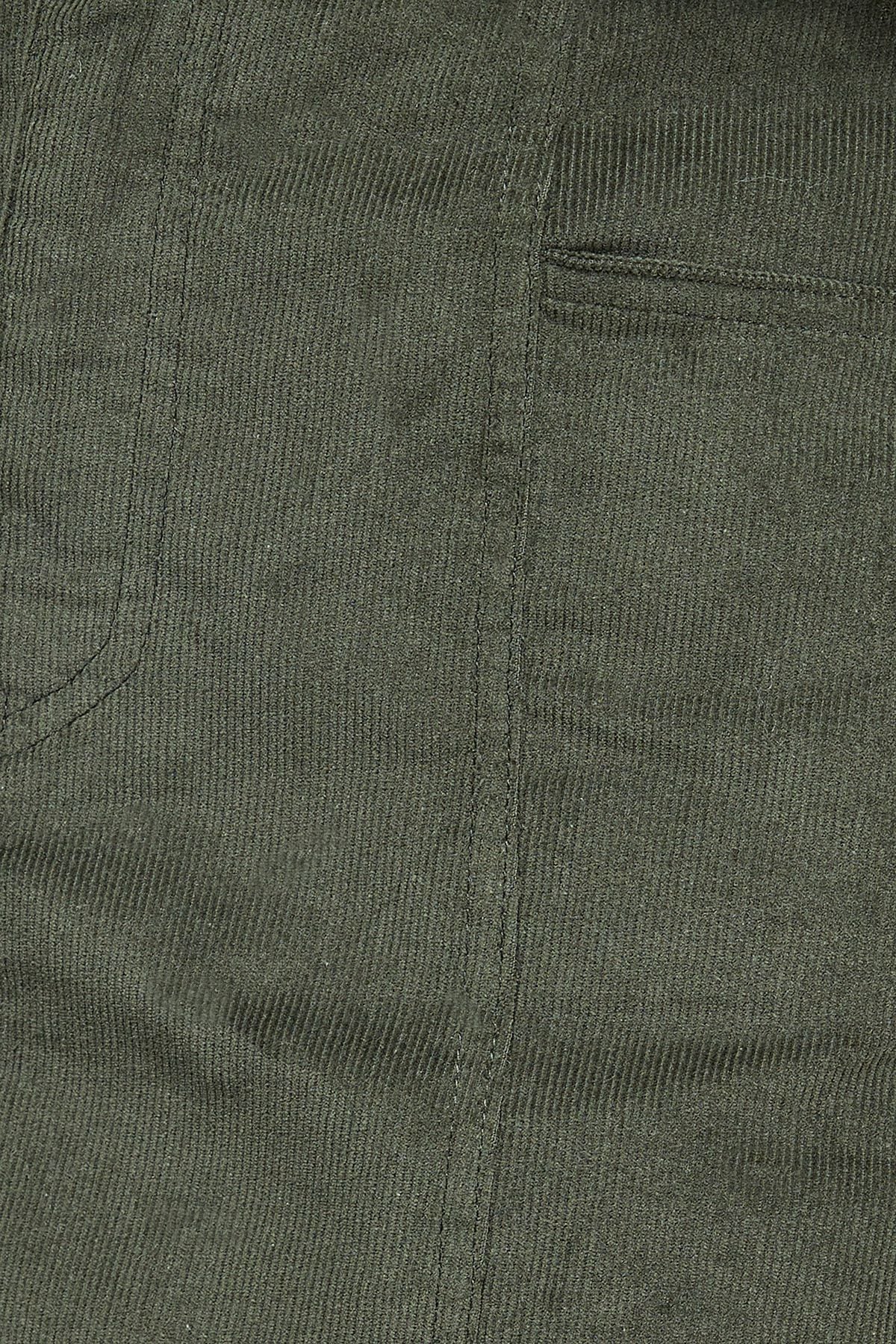 Warehouse Cord Micro Mini Skirt Khaki image 5