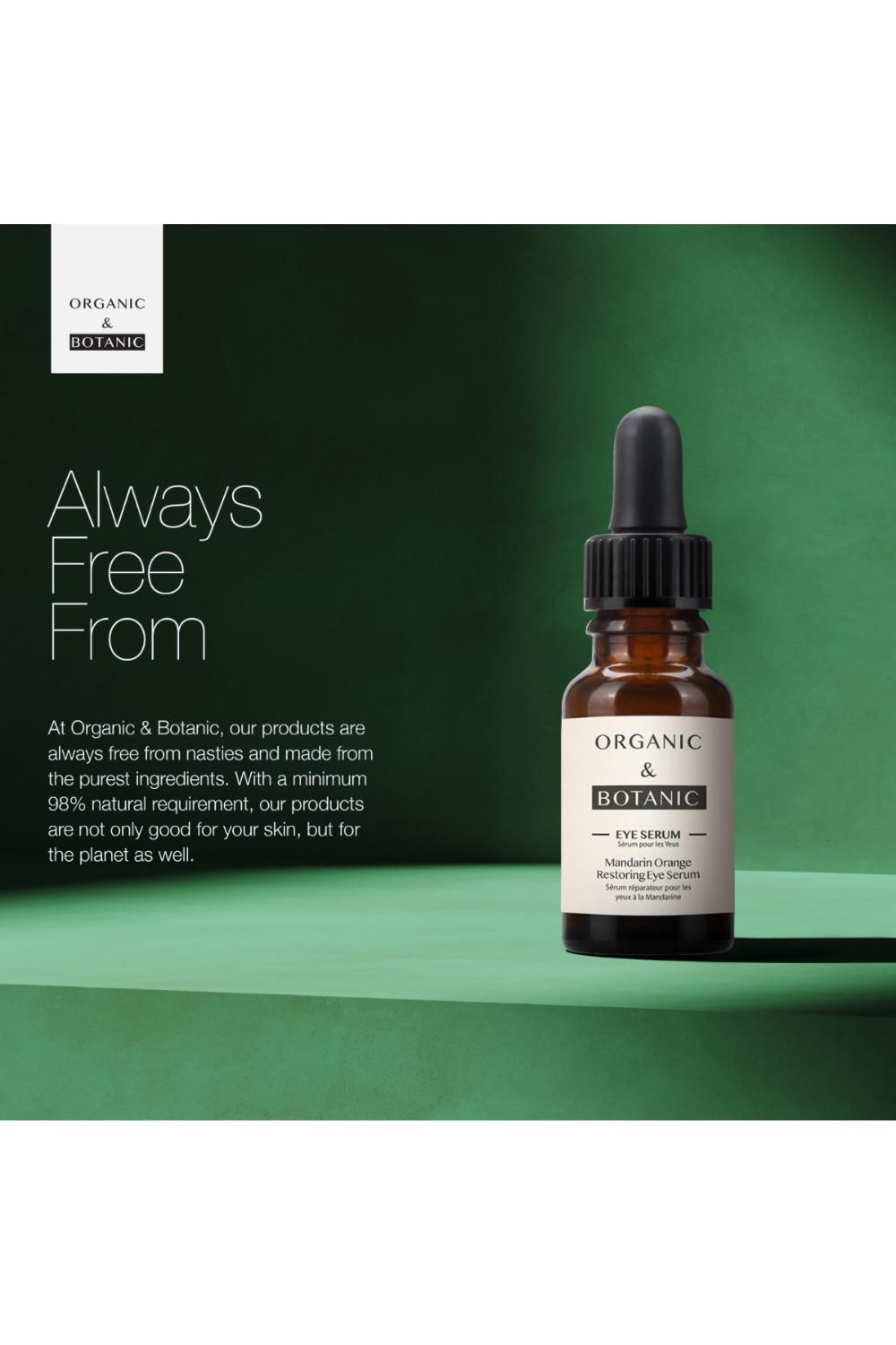 Organic & Botanic Mandarin Orange Restorative Eye Serum 15ml image 2