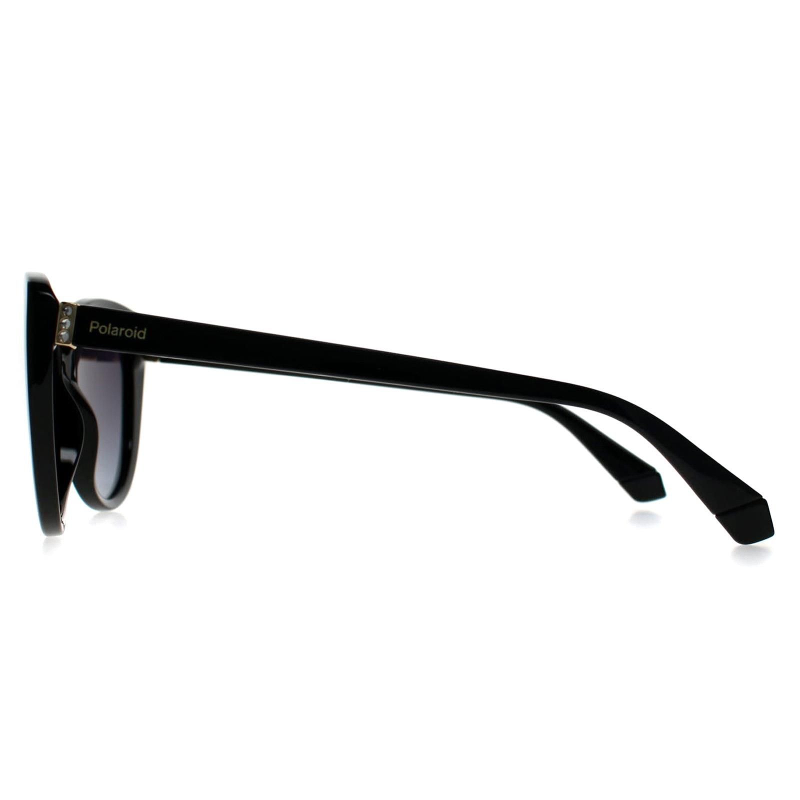 Polaroid Cat Eye Black Grey Gradient Polarized PLD 4176/S/X image 3