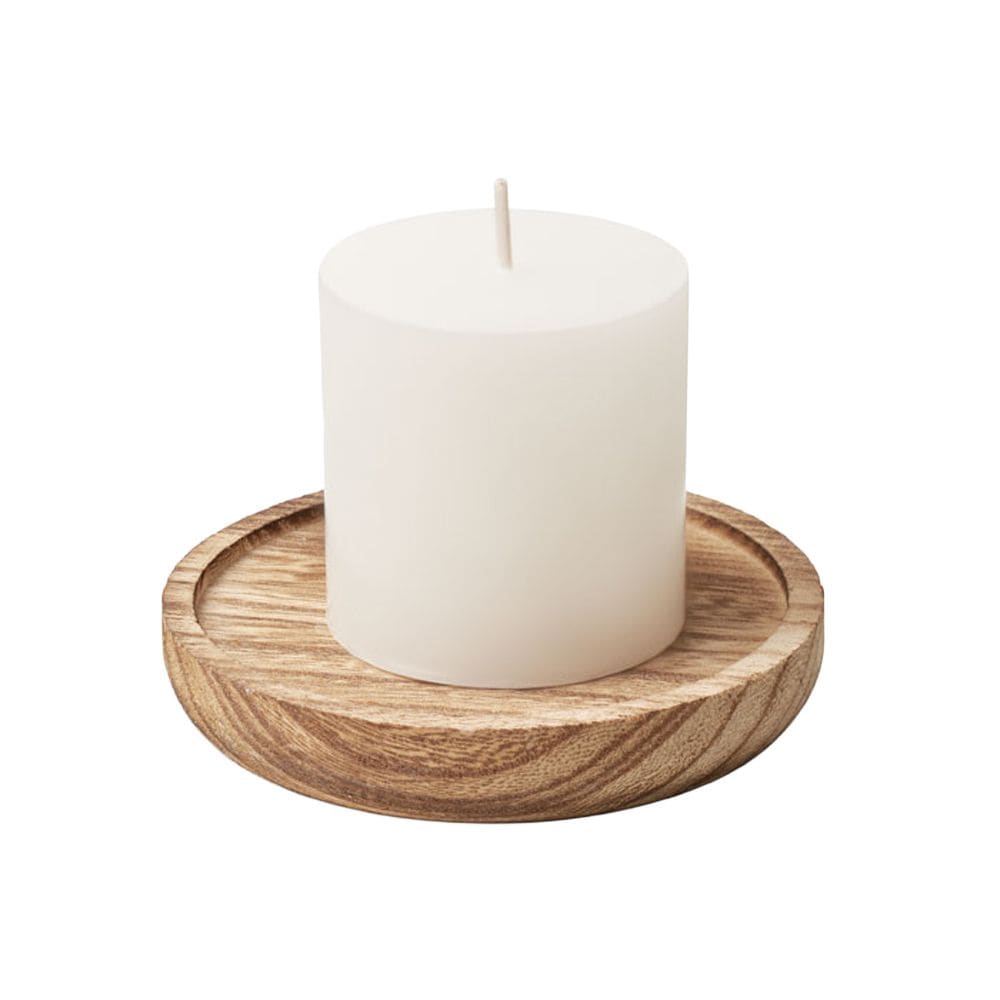 MidOcean Pentas Round Wooden Scented Candle image 1