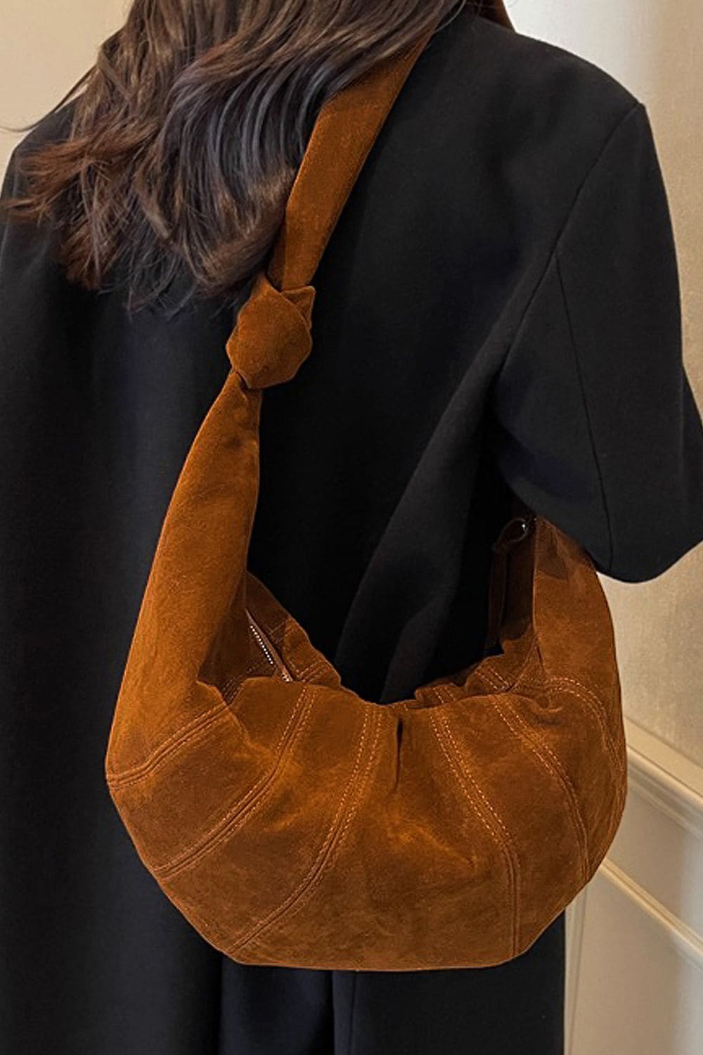 XY London 'Claud' Crescent Baguette Crossbody Shoulder Bag image 3