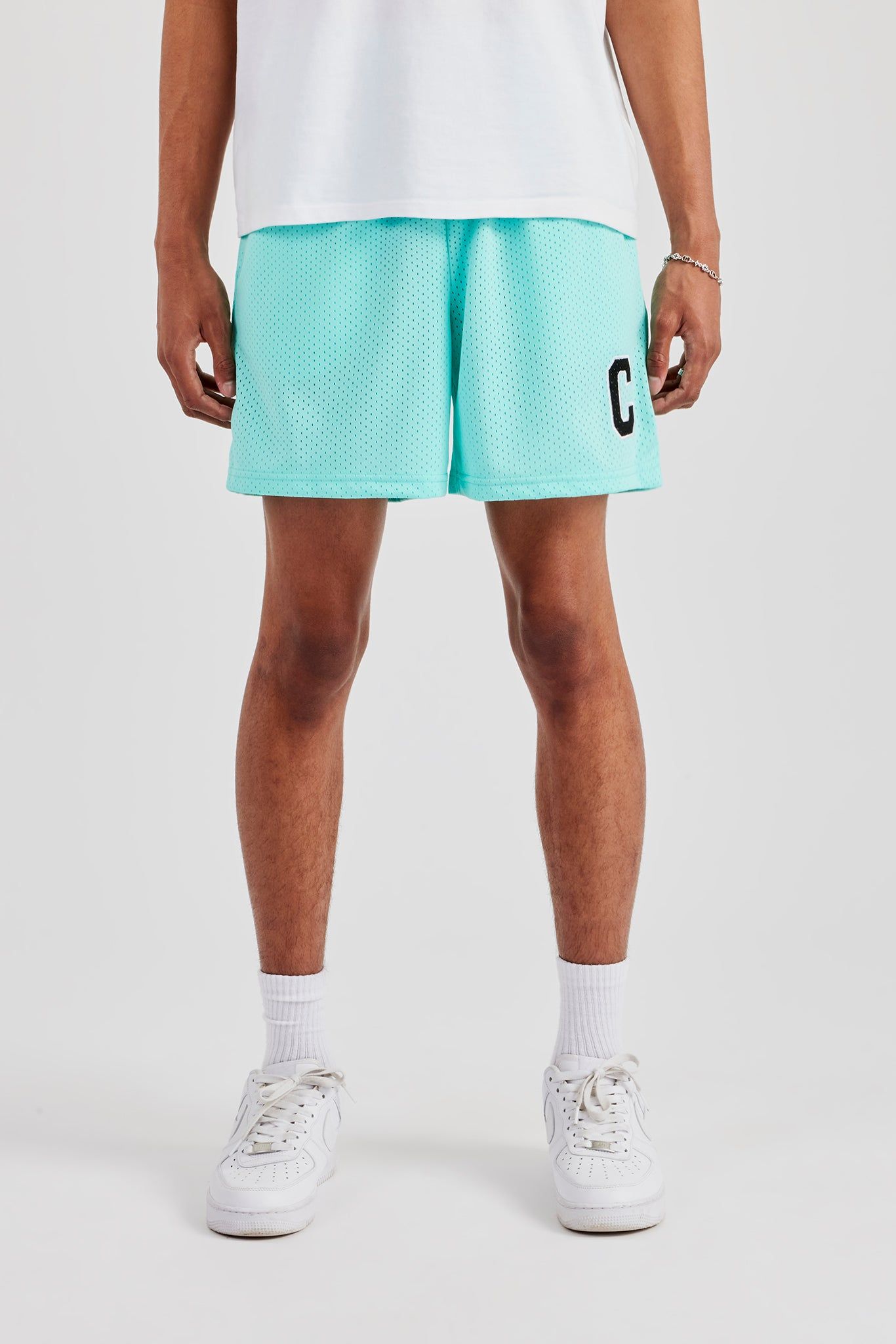 Cernucci C Mesh Shorts - Aqua image 2