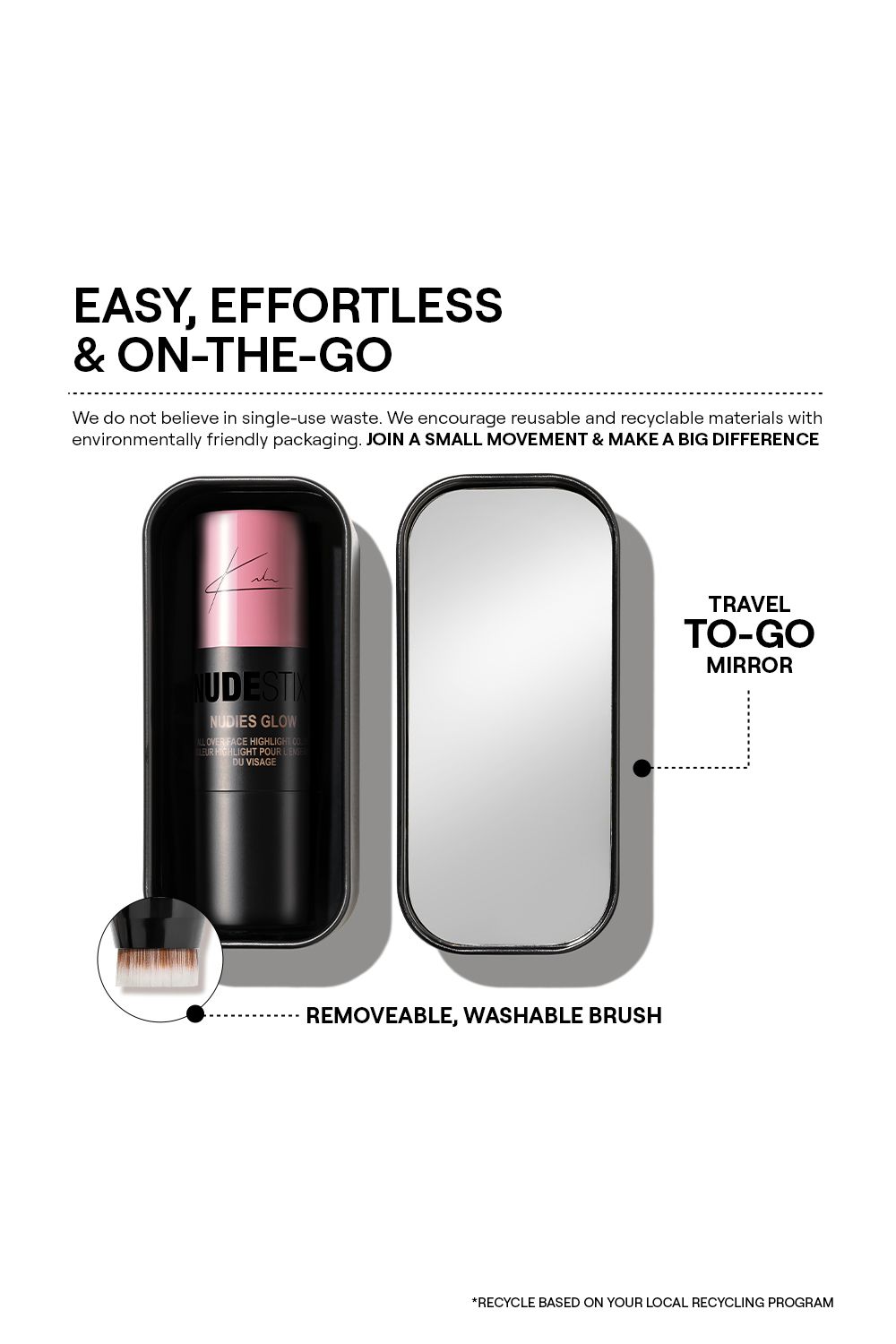 Nudestix Nudies Glow All Over Face Highlighter I Dew image 2