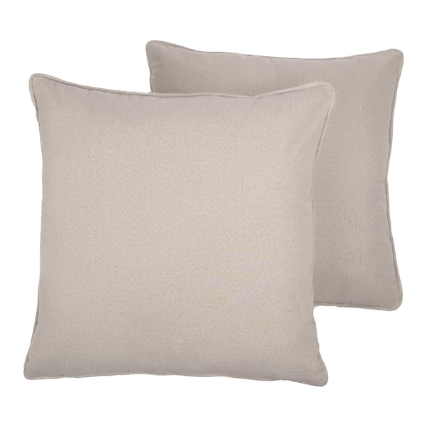 OHS 2 Pack Woven Texture Cushion Covers Home Decor Set