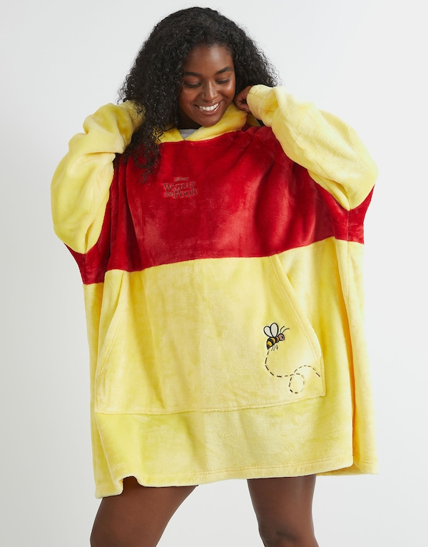 SKINNYDIP Disney Winnie The Pooh Classic Blanket Hoodie