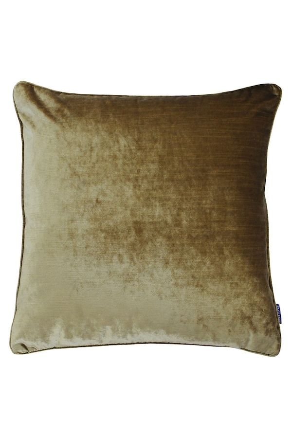 Paoletti Luxe Velvet Piped Cushion