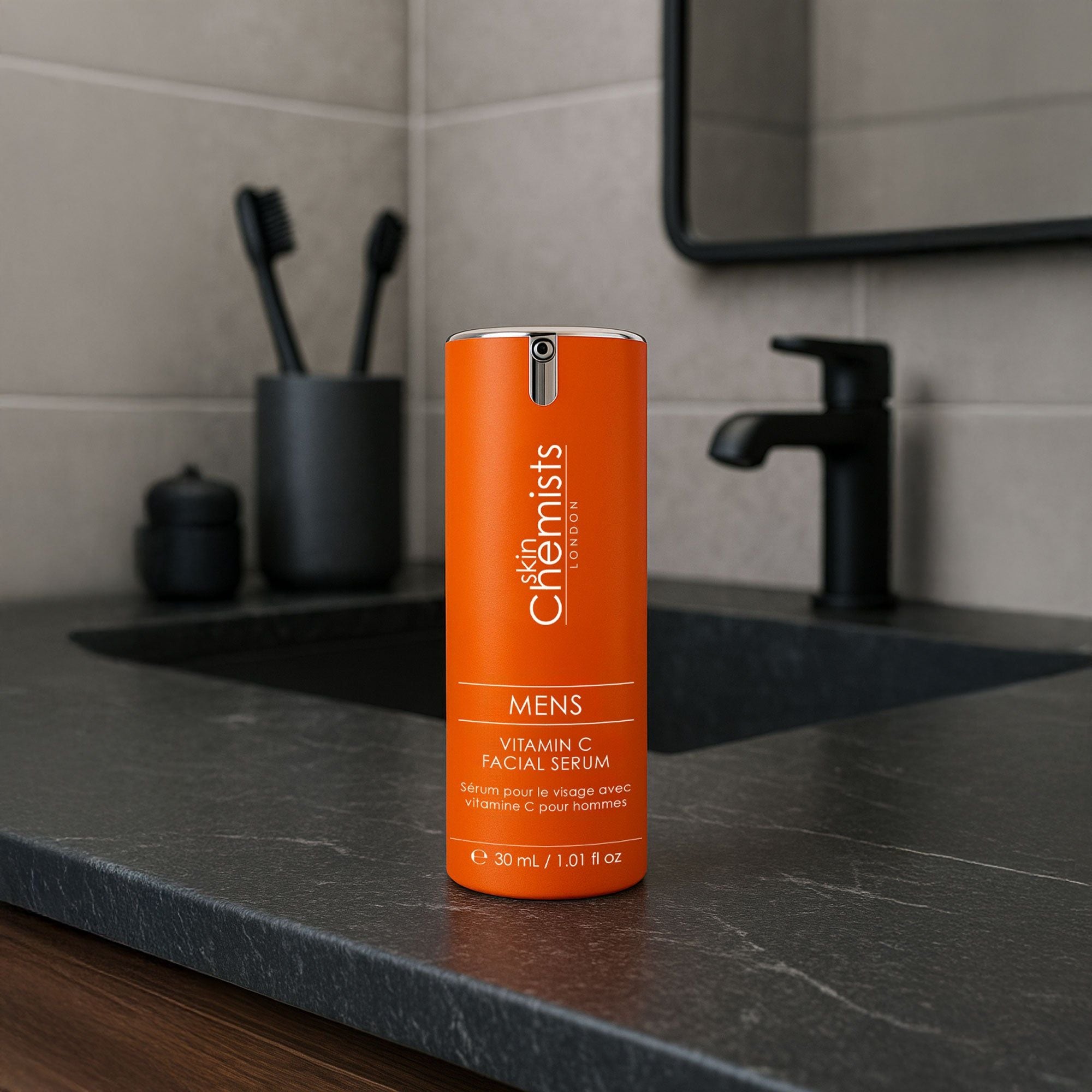 skinChemists professional Men's Vitamin C Facial Serum 30ml image 4