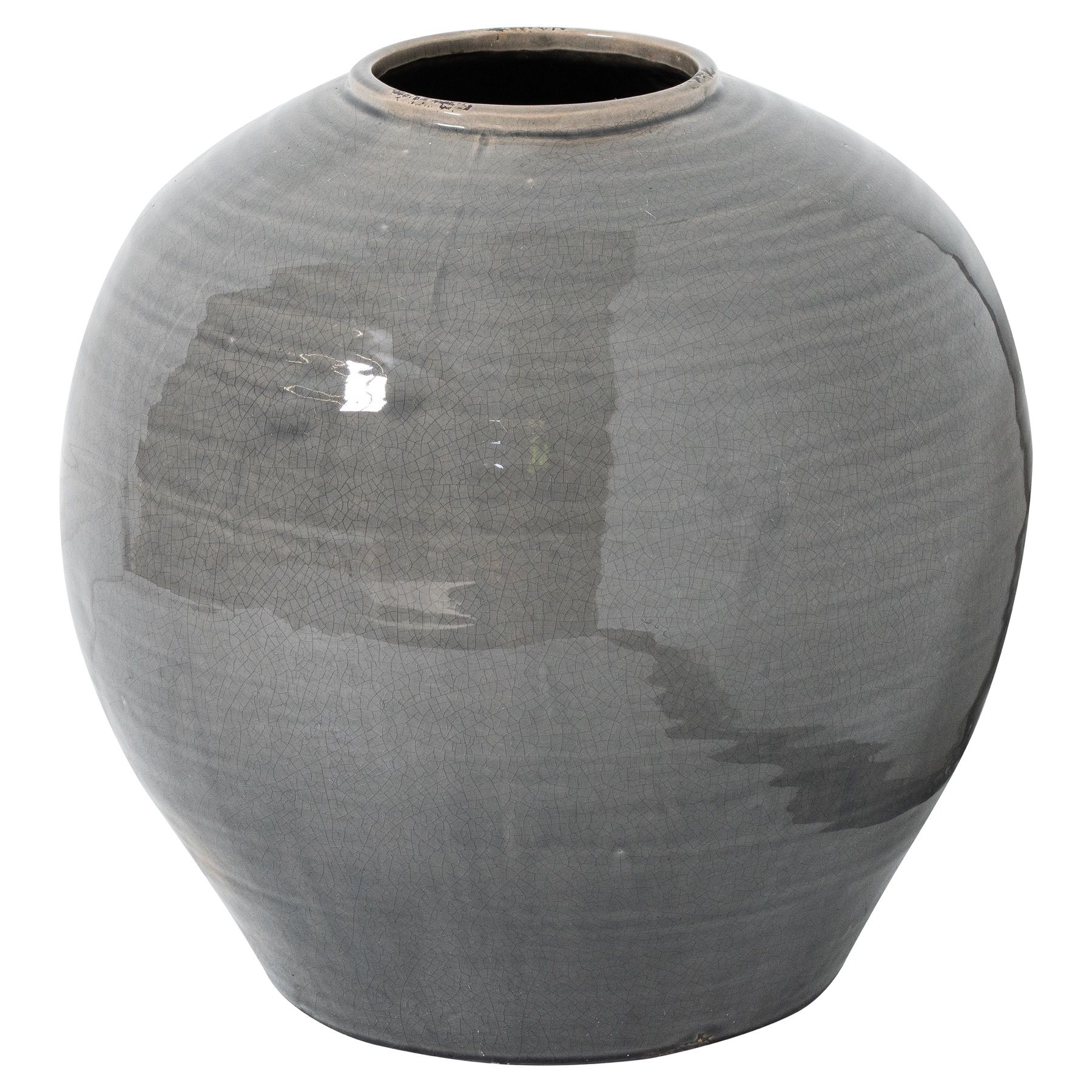 Love Lace Garda Grey Glazed Regola Vase image 1