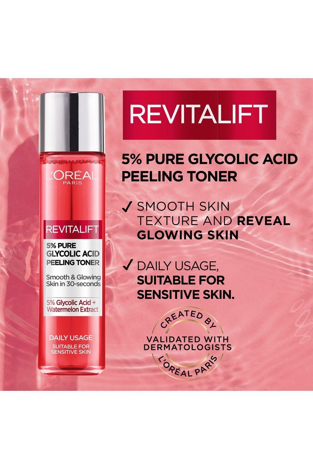 L'Oréal Paris 5% Glycolic Acid Peeling Toner Multi image 2