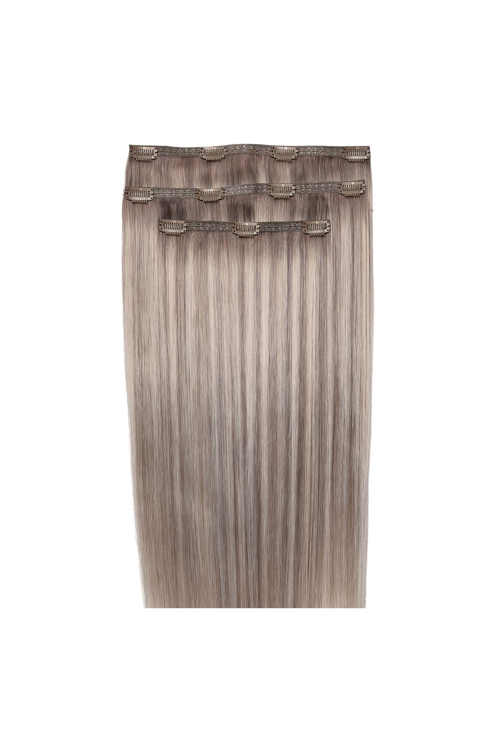 Beauty Works Beauty Works x Molly-Mae Deluxe Clip In 20 Inch Swiss Blonde image 1