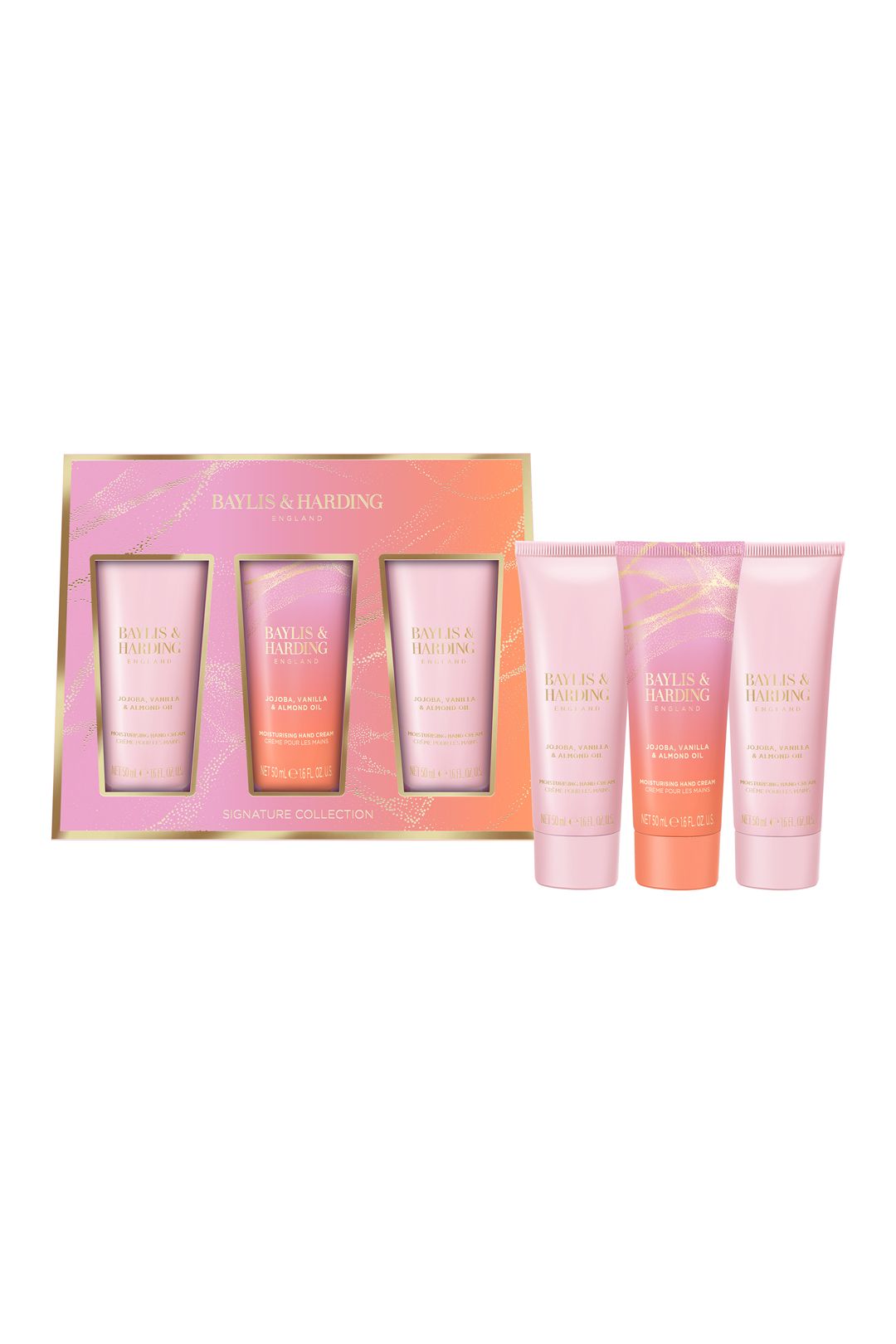 Baylis & Harding Jojoba, Vanilla & Almond Oil Luxury Hand Treats Gift Set Multi image 3