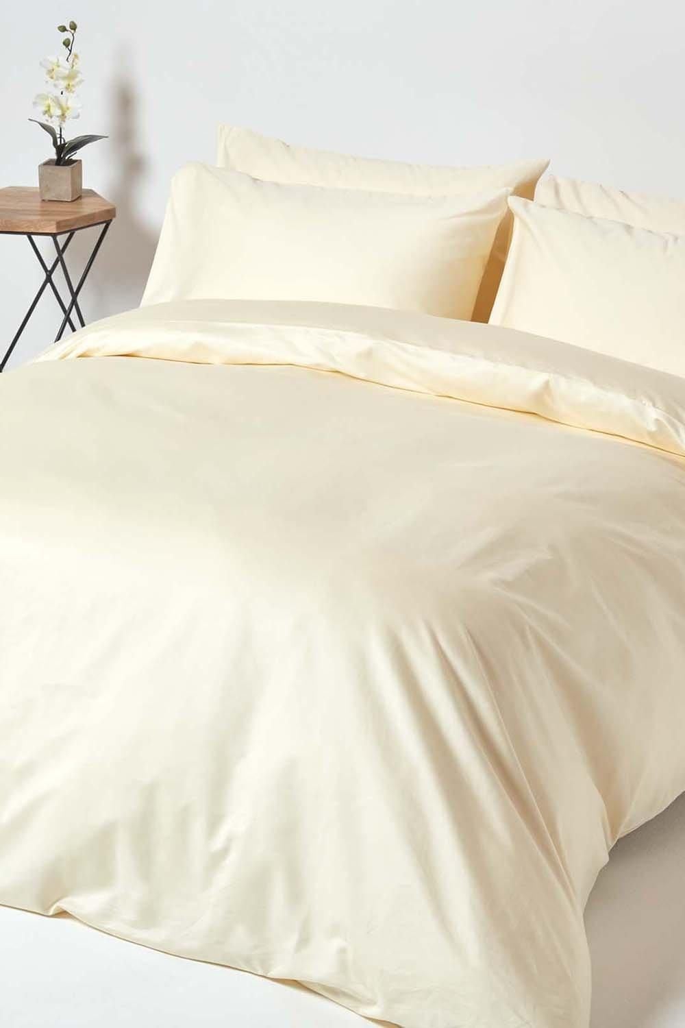Homescapes Egyptian Cotton Fitted Sheet 12 inch 1000 Thread Count image 3