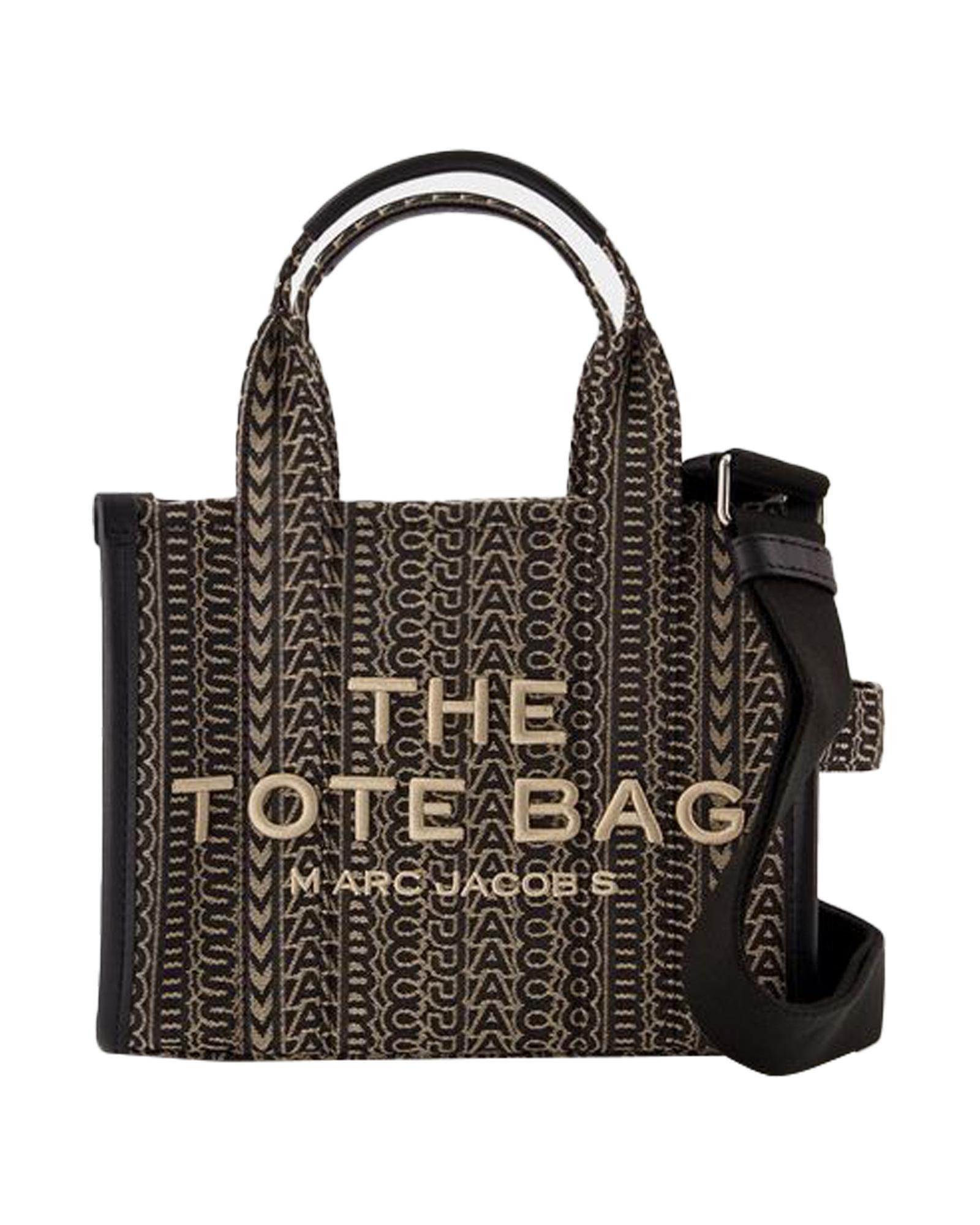 Marc Jacobs The Tote Bag Mini Canvas Tote Wo - Brown | Beige