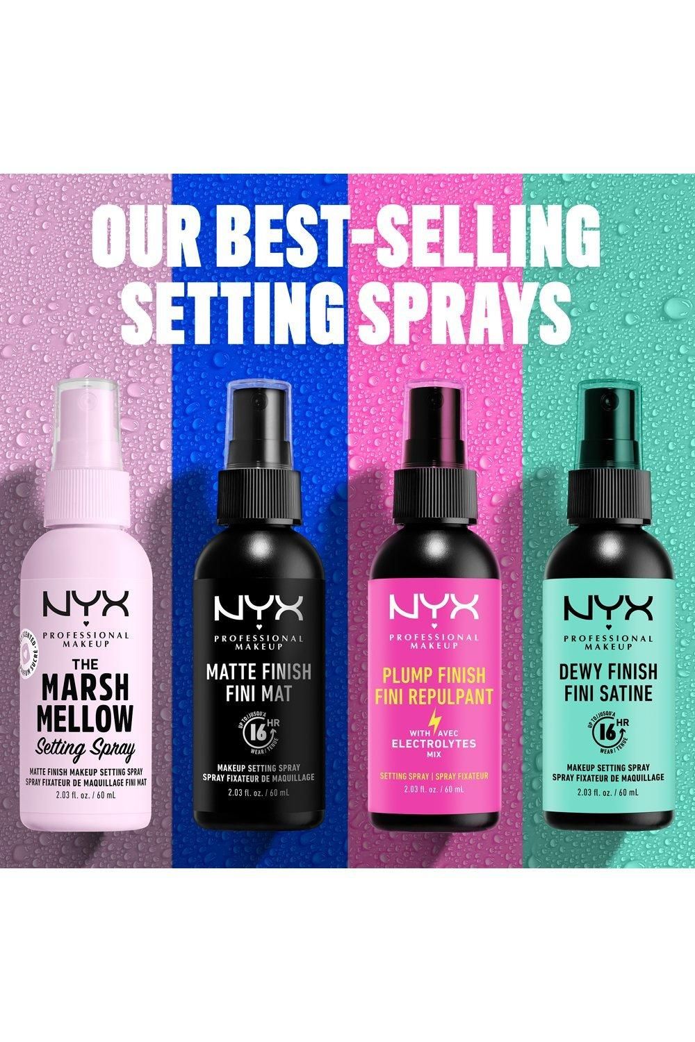 NYX Professional Makeup Marshmellow Matte Setting Spray Multi image 6