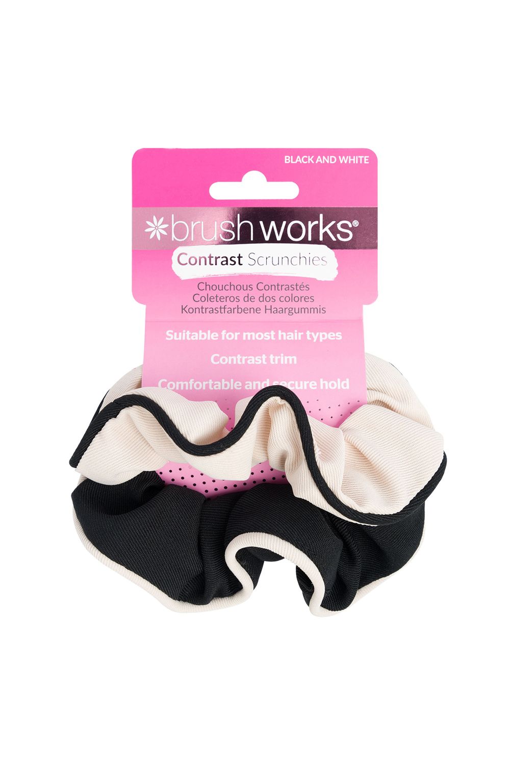 Brushworks Contrast Scrunchies (2 Pack) Multi image 1