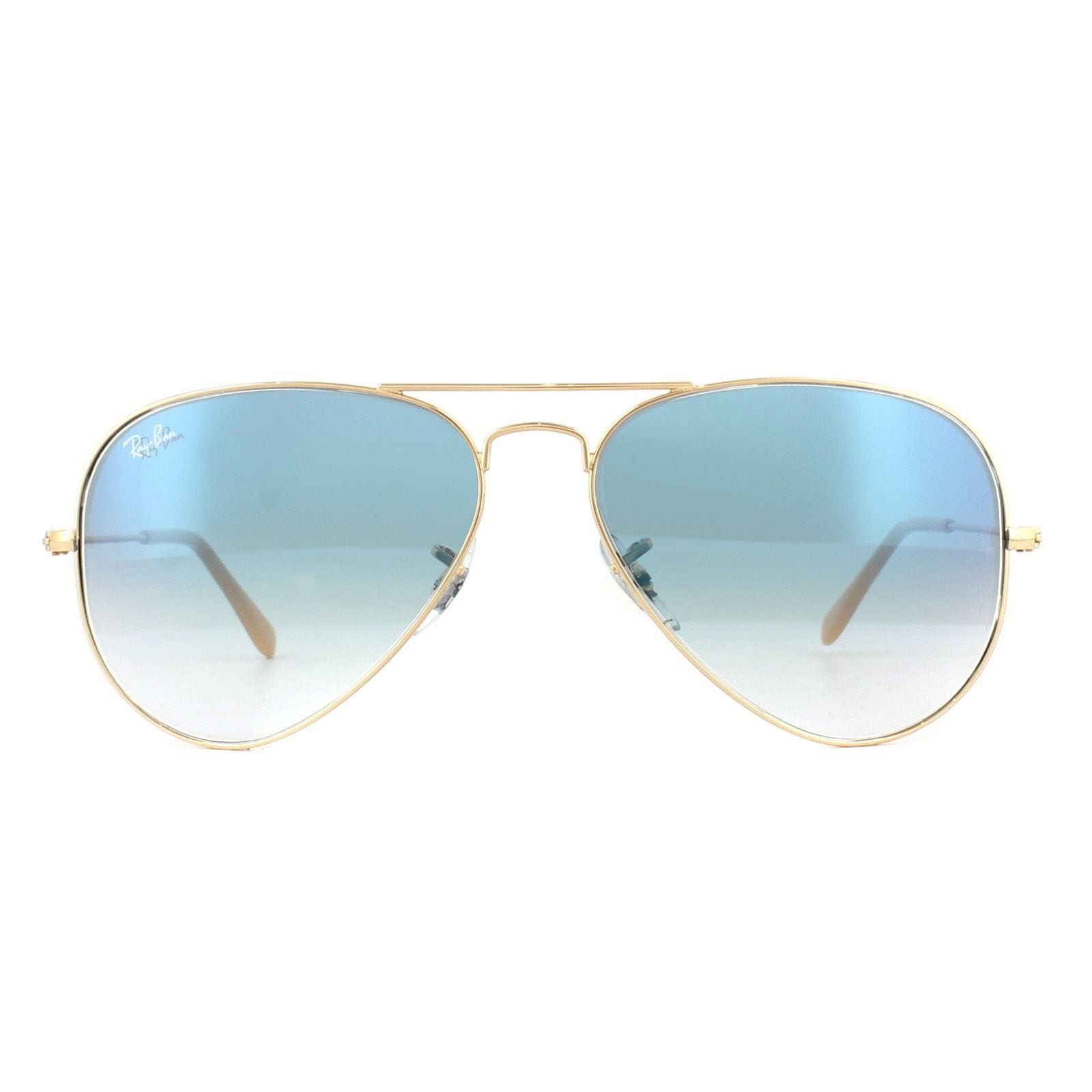 Ray-Ban Aviator Gold Gradient Blue Sunglasses image 1