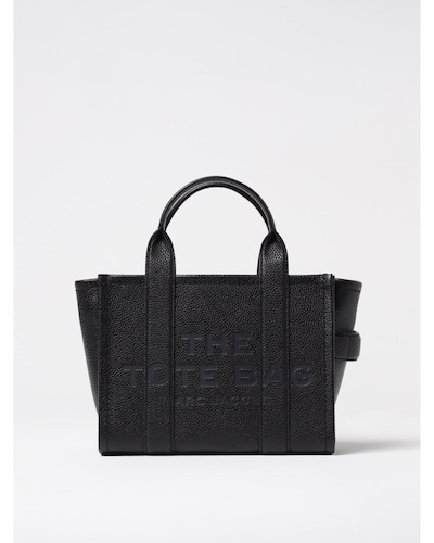 Marc Jacobs Mini Tote Bag Structured Leather Wo - Black