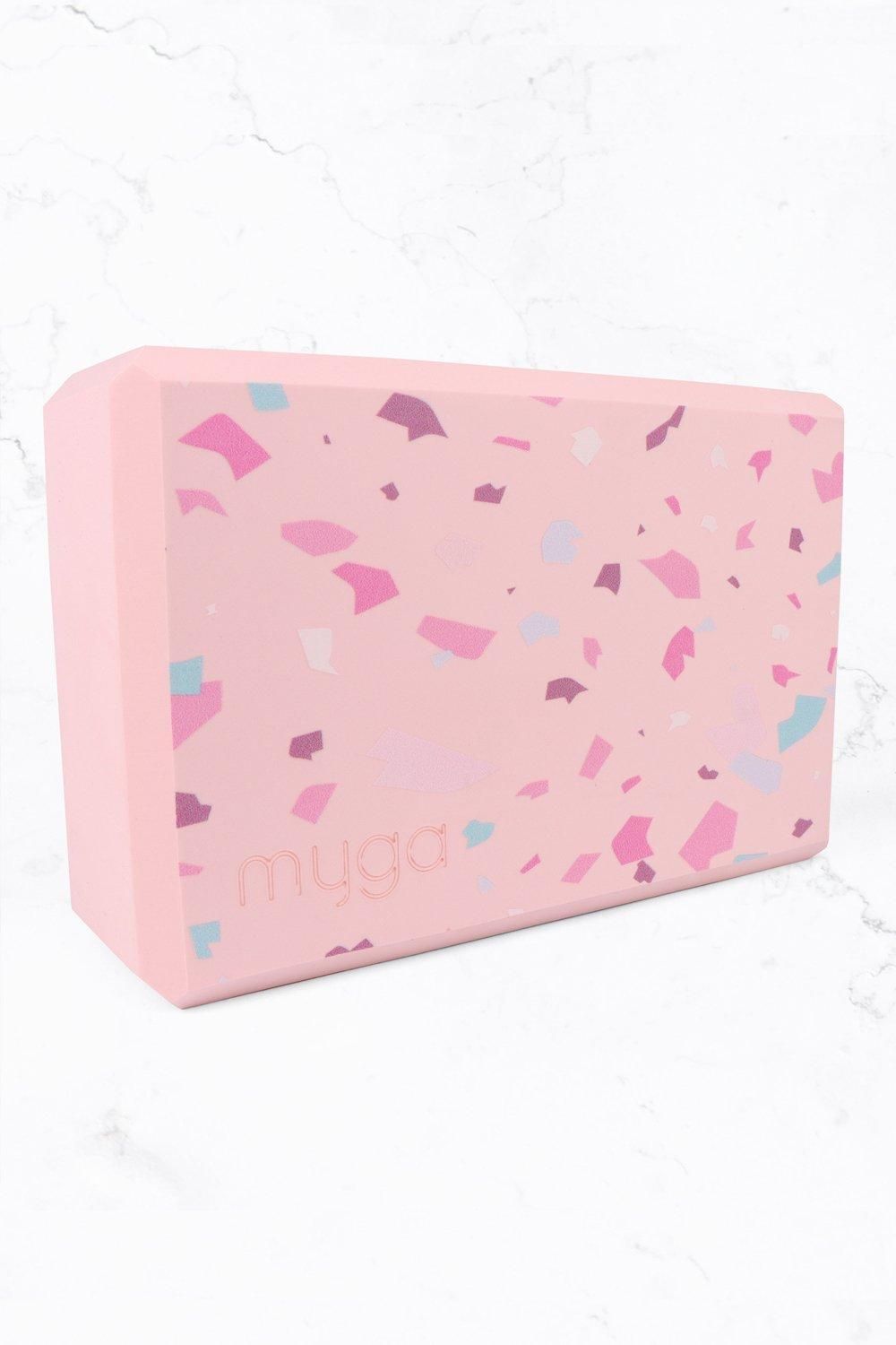 Myga Foam Yoga Block - Terrazzo image 1