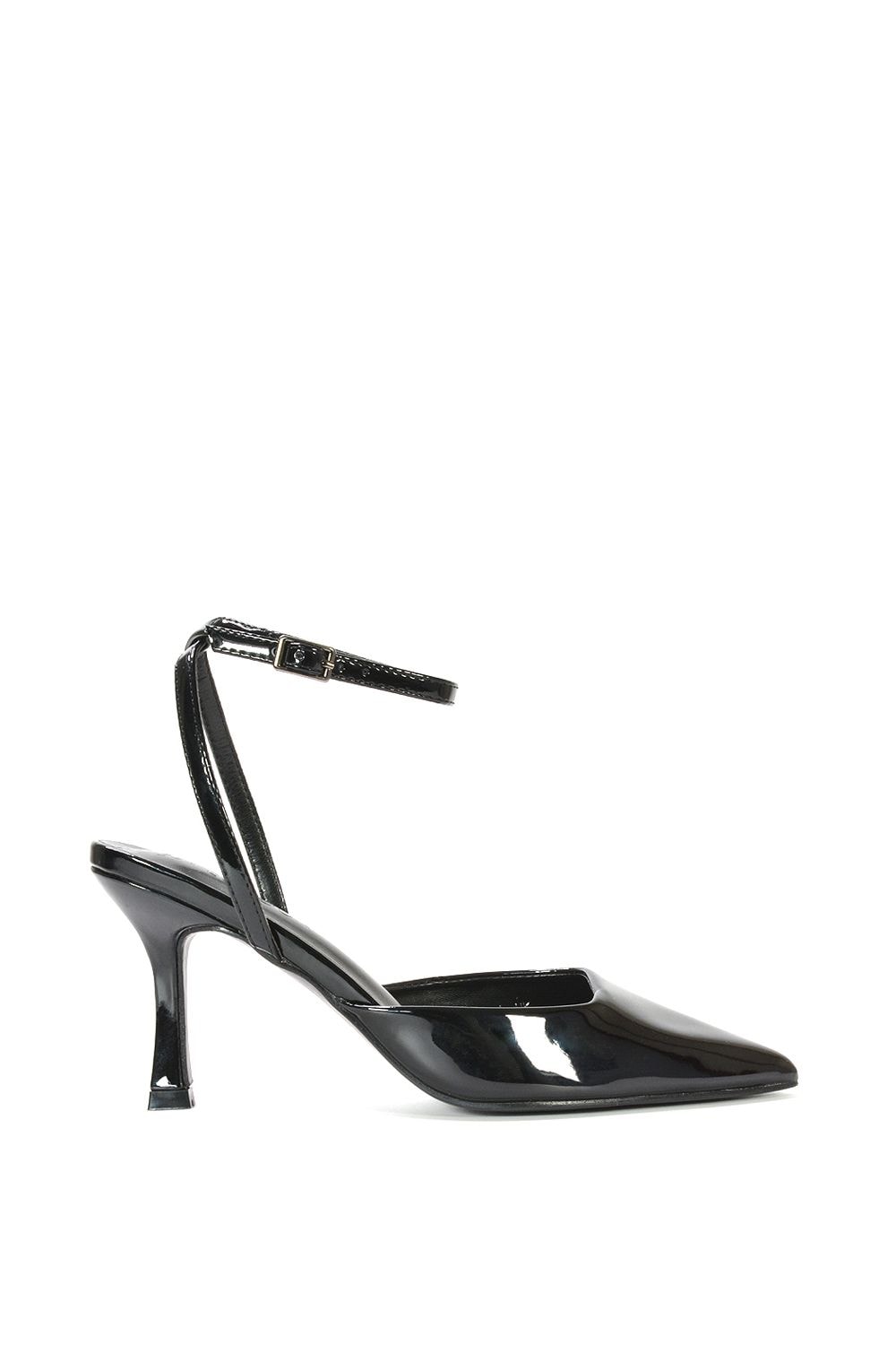 XY London 'Tori' Pointed Toe Stiletto Heels With Ankle Strap