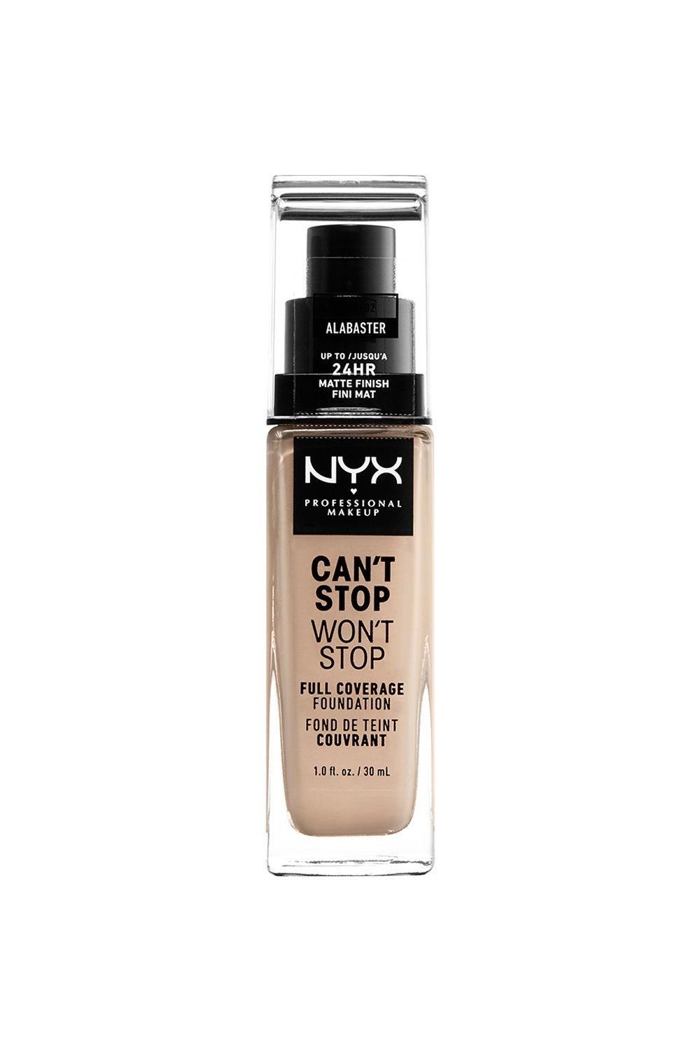 NYX Professional Makeup Can't Stop Won't Stop Full Coverage Foundation Alabaster image 1