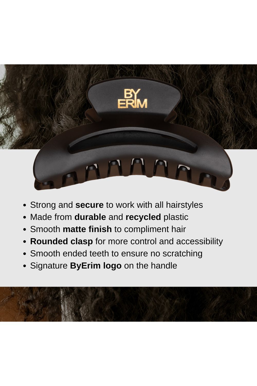 ByErim Luxury Claw Clip Multi image 2