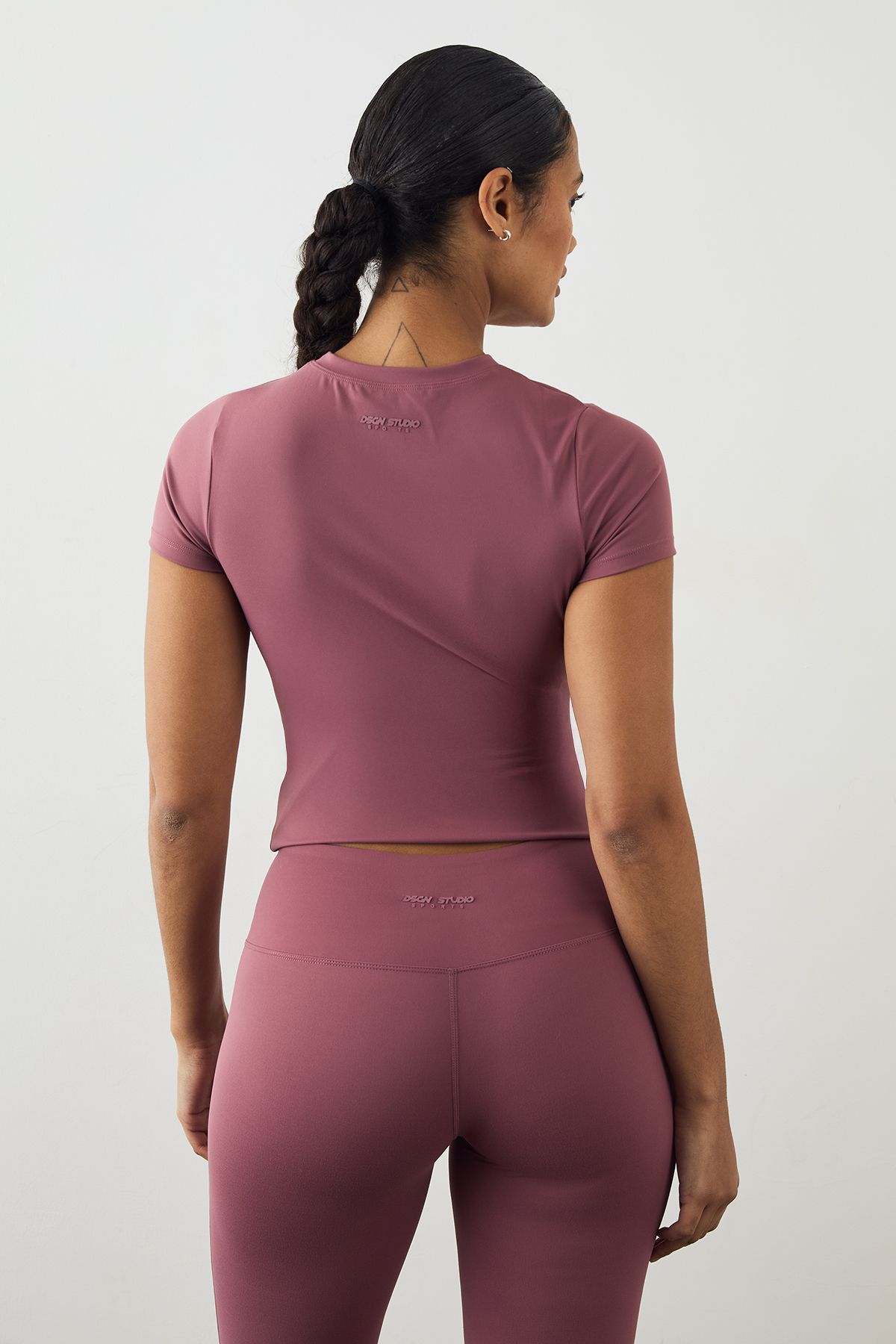 DSGN Studio DSGN Studio Ultra Sculpt Short Sleeve Top Rose image 2