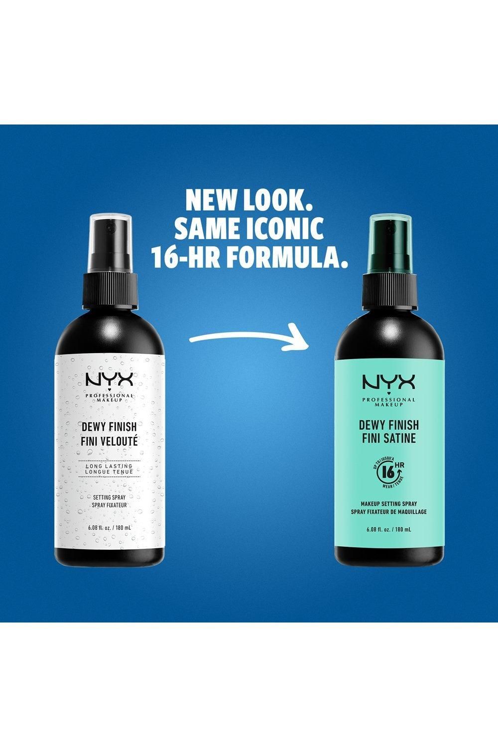 NYX Professional Makeup Dewy Finish Maxi Size Setting Spray Multi image 3