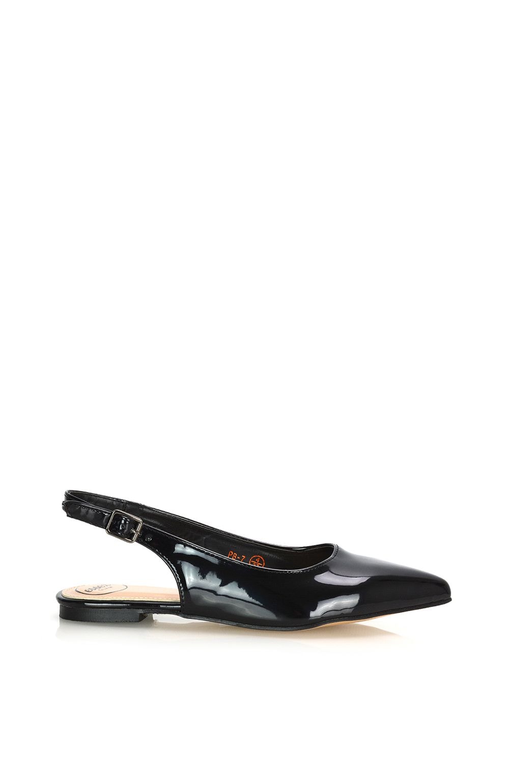 XY London 'Mindy' Pointed Toe Slingback Flat Ballerina Pumps image 1