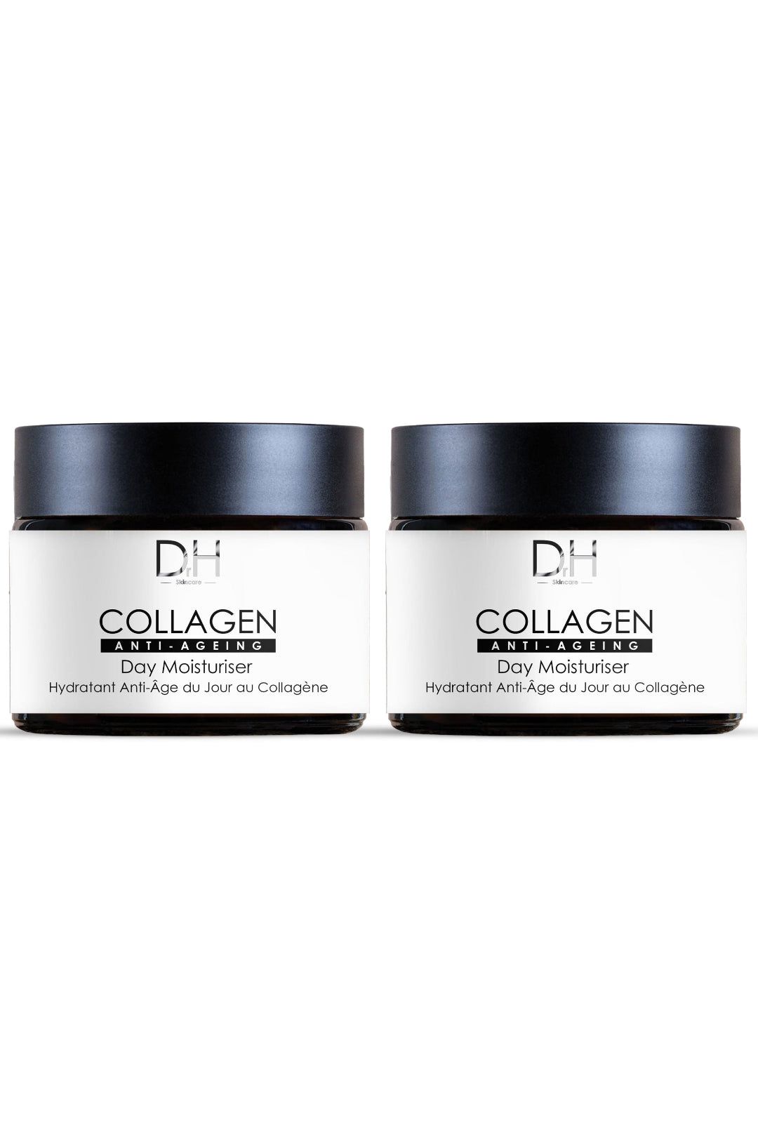 Dr H Collagen Anti-Ageing Day Moisturiser 60ml x 2 Duo Set image 1
