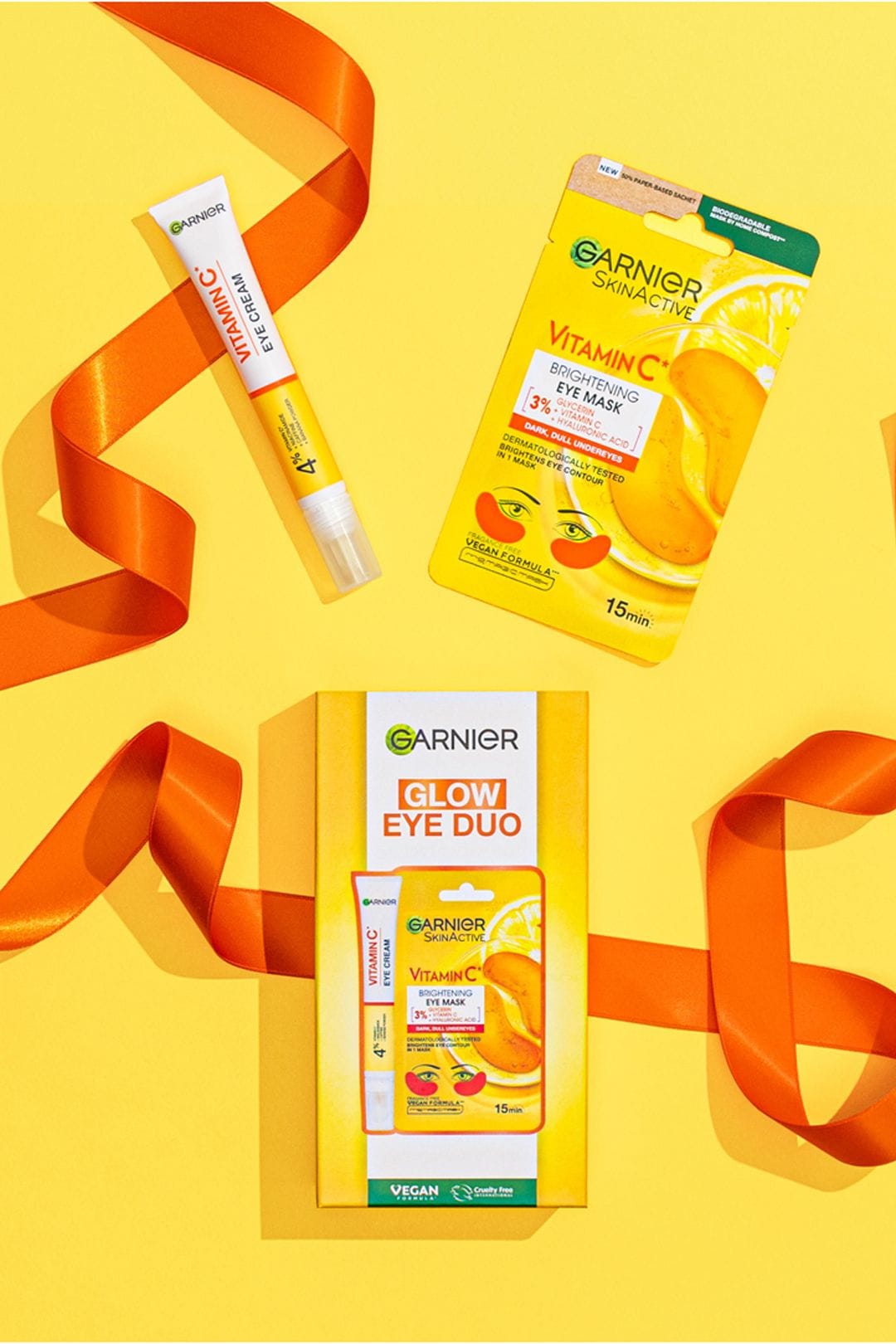 Garnier Glow Eye Duo Vitamin C Gift Set Multi image 2