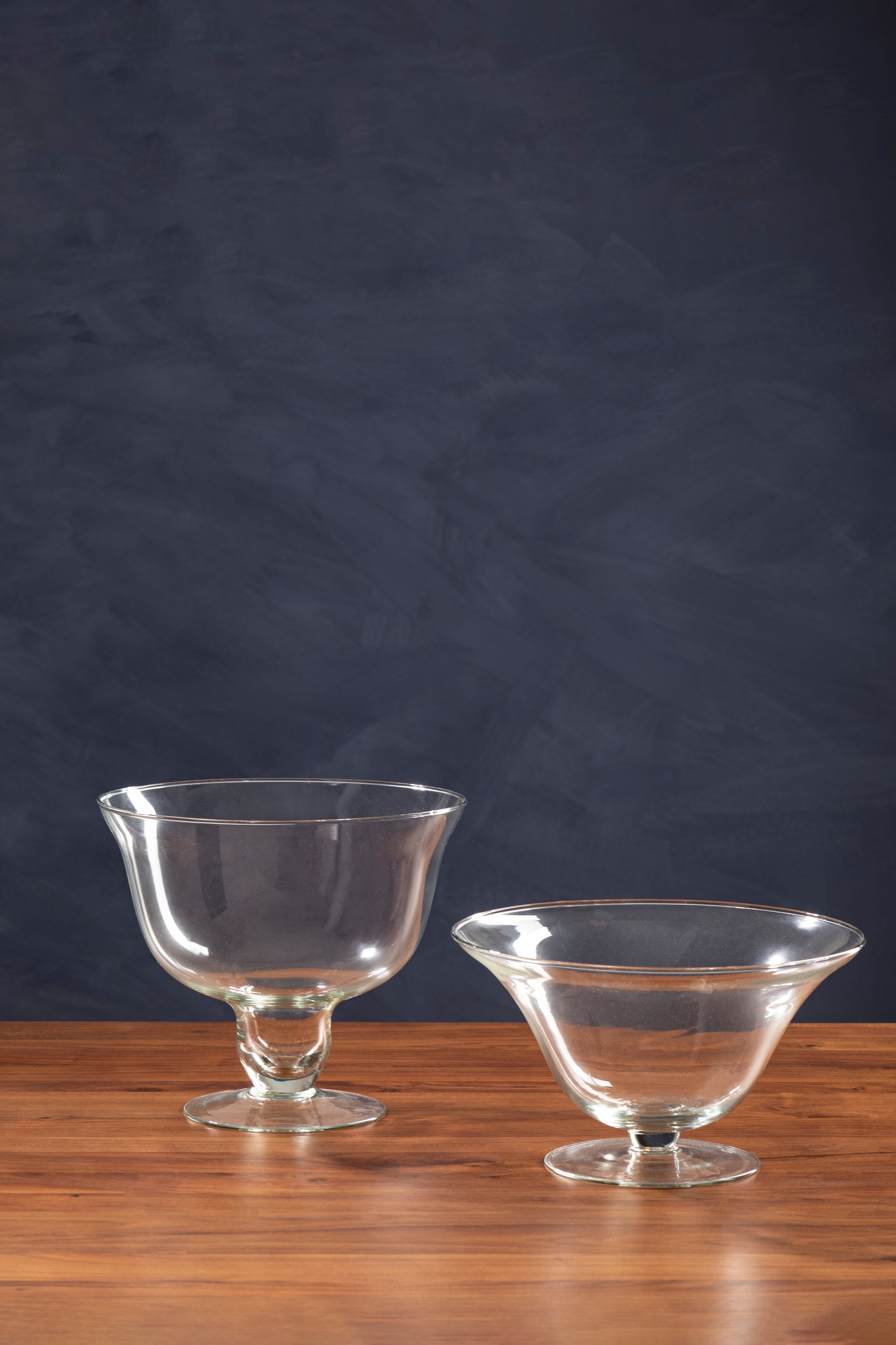 Orsina Ambra Clear Glass Fluted Bowl image 4