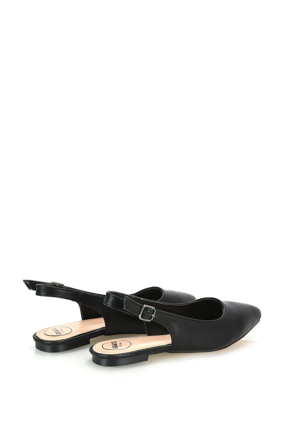 XY London 'Mindy' Pointed Toe Slingback Flat Ballerina Pumps image 4