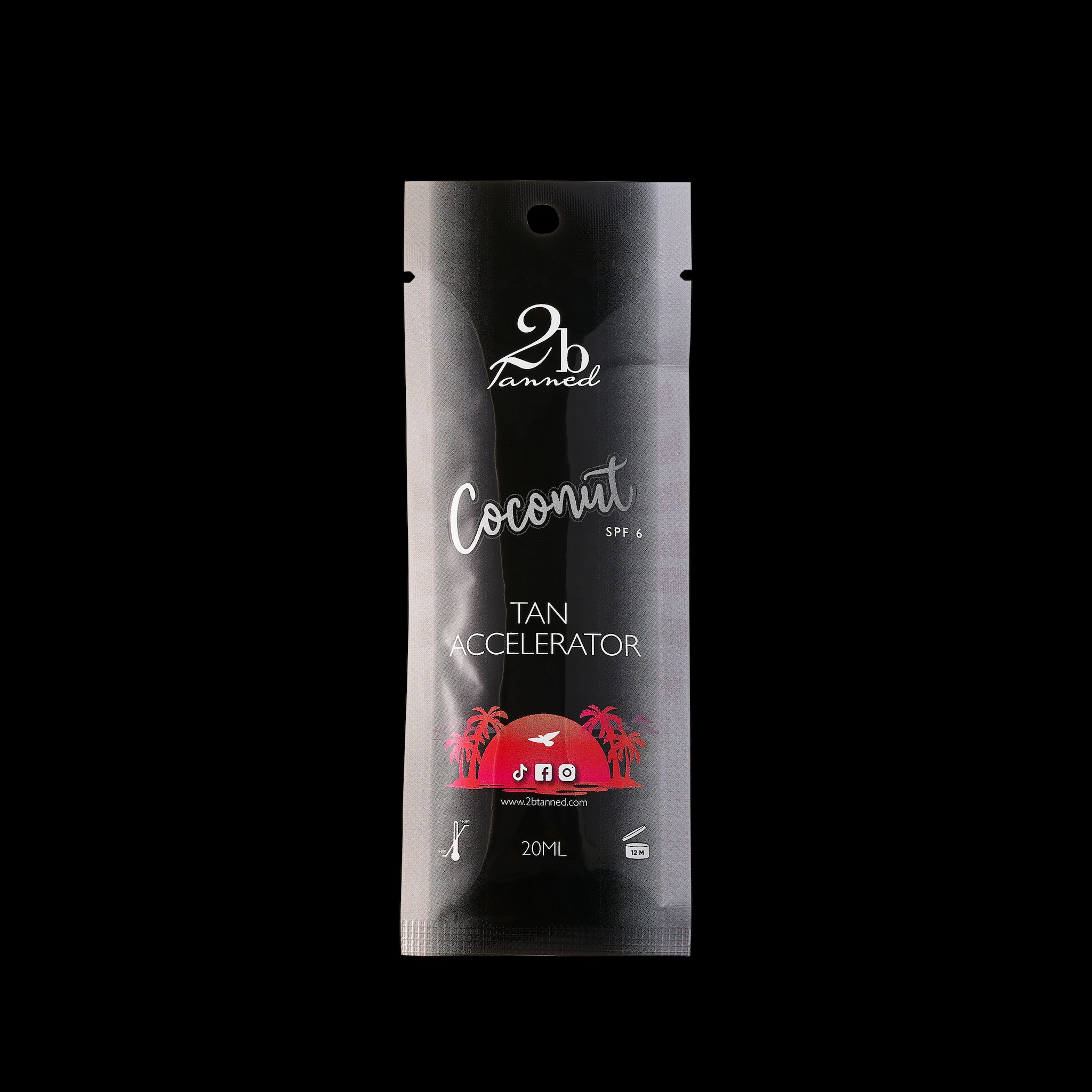 2bTanned SPF 6 Coconut Sachet 20ml